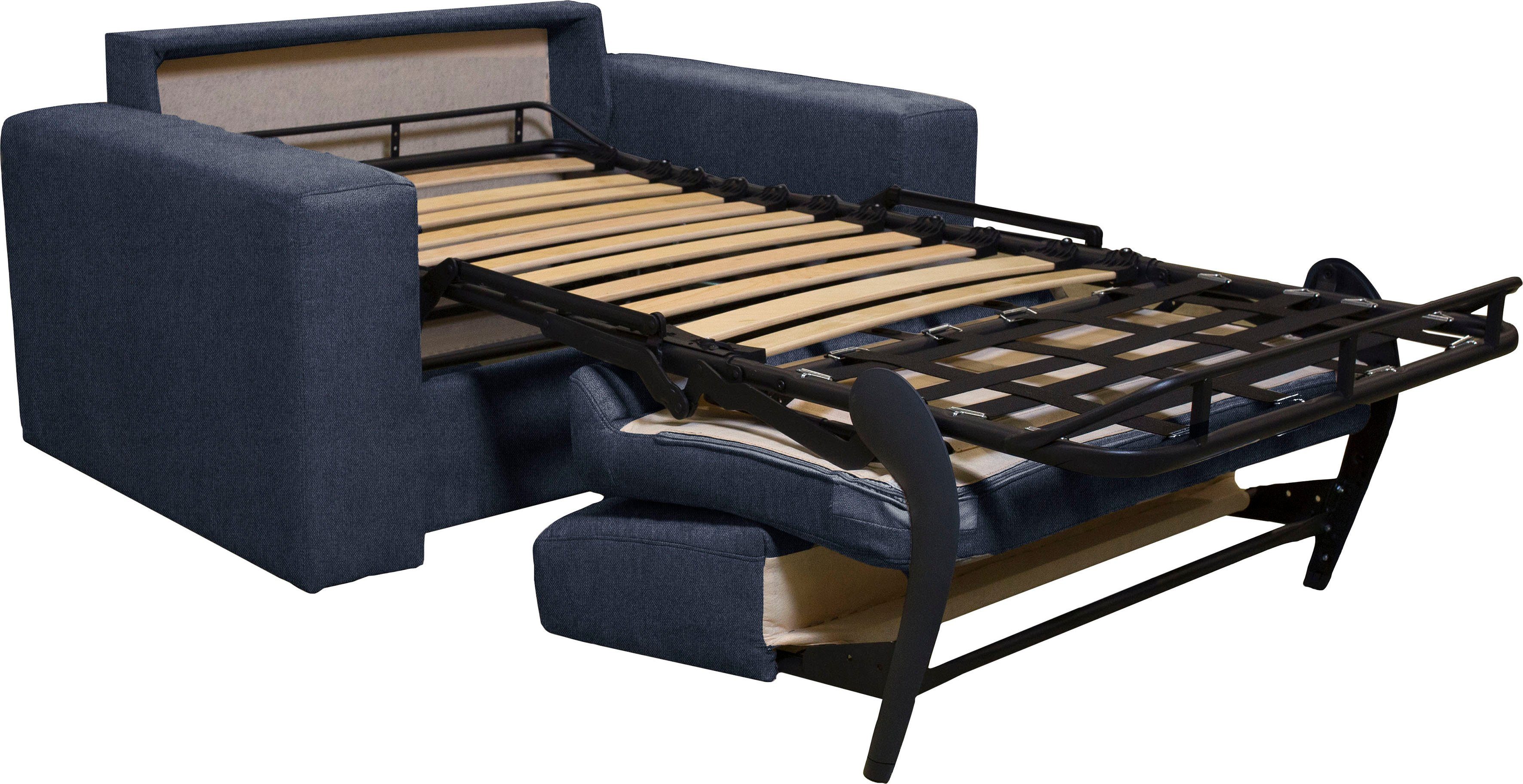 Home affaire Fauteuil Roma matras hoogte 140 cm Bedfunctie, met vering, Afmeting liggend ca. 83x198 cm