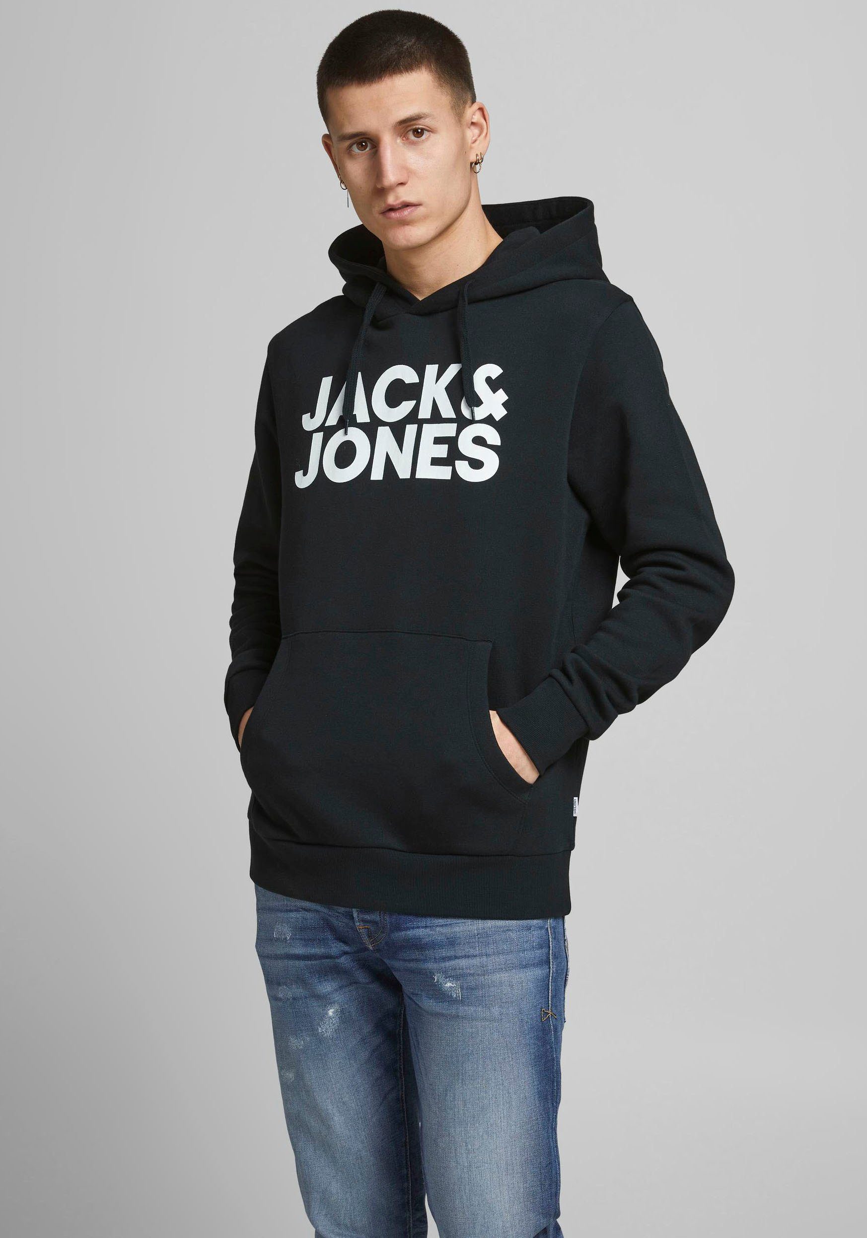 Jack & Jones Hoodie JJECORP LOGO SWEAT HOOD 2PK MP NOOS (2-delig, Set van 2)