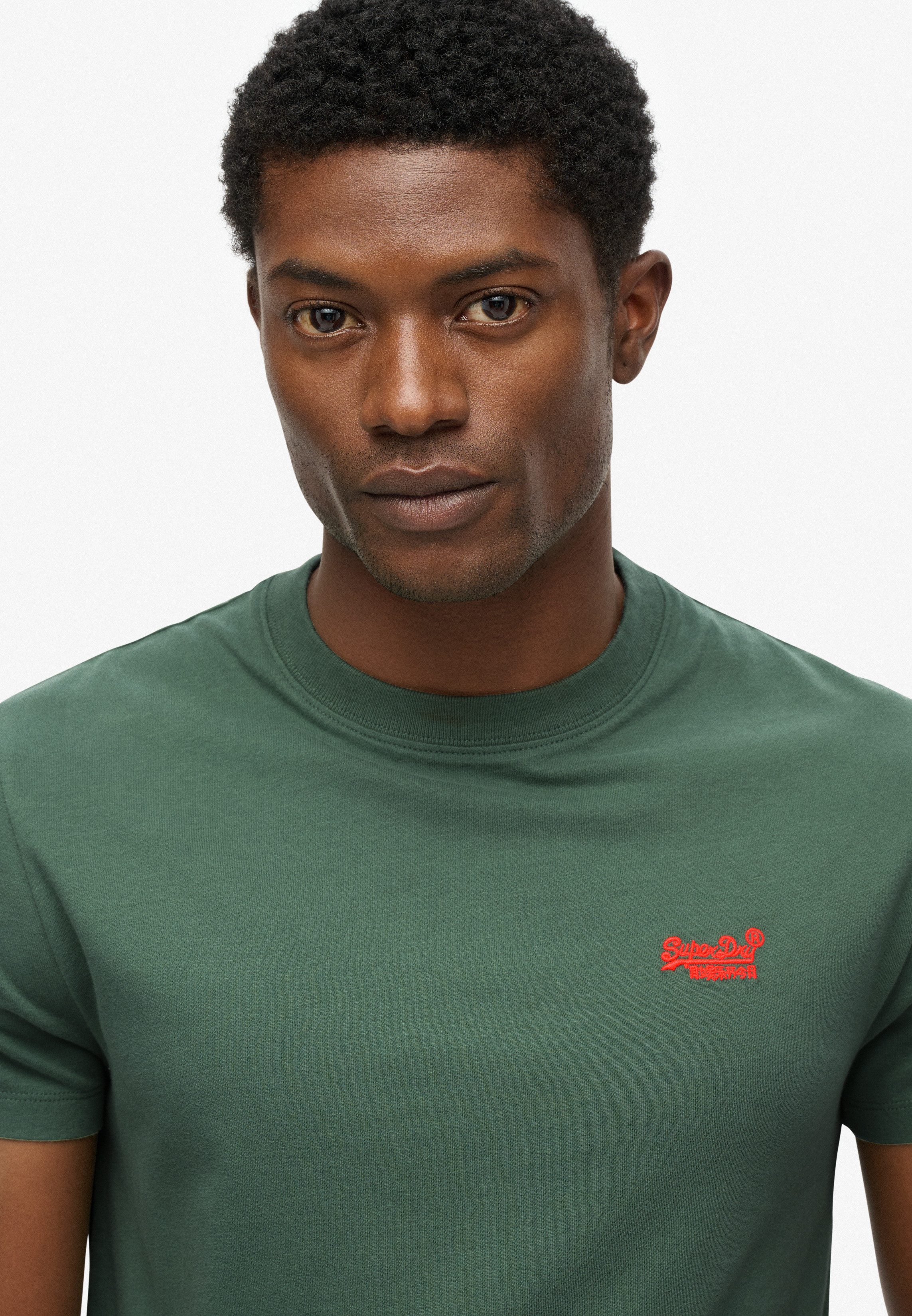 Superdry Shirt met ronde hals ESSENTIAL LOGO EMB TEE