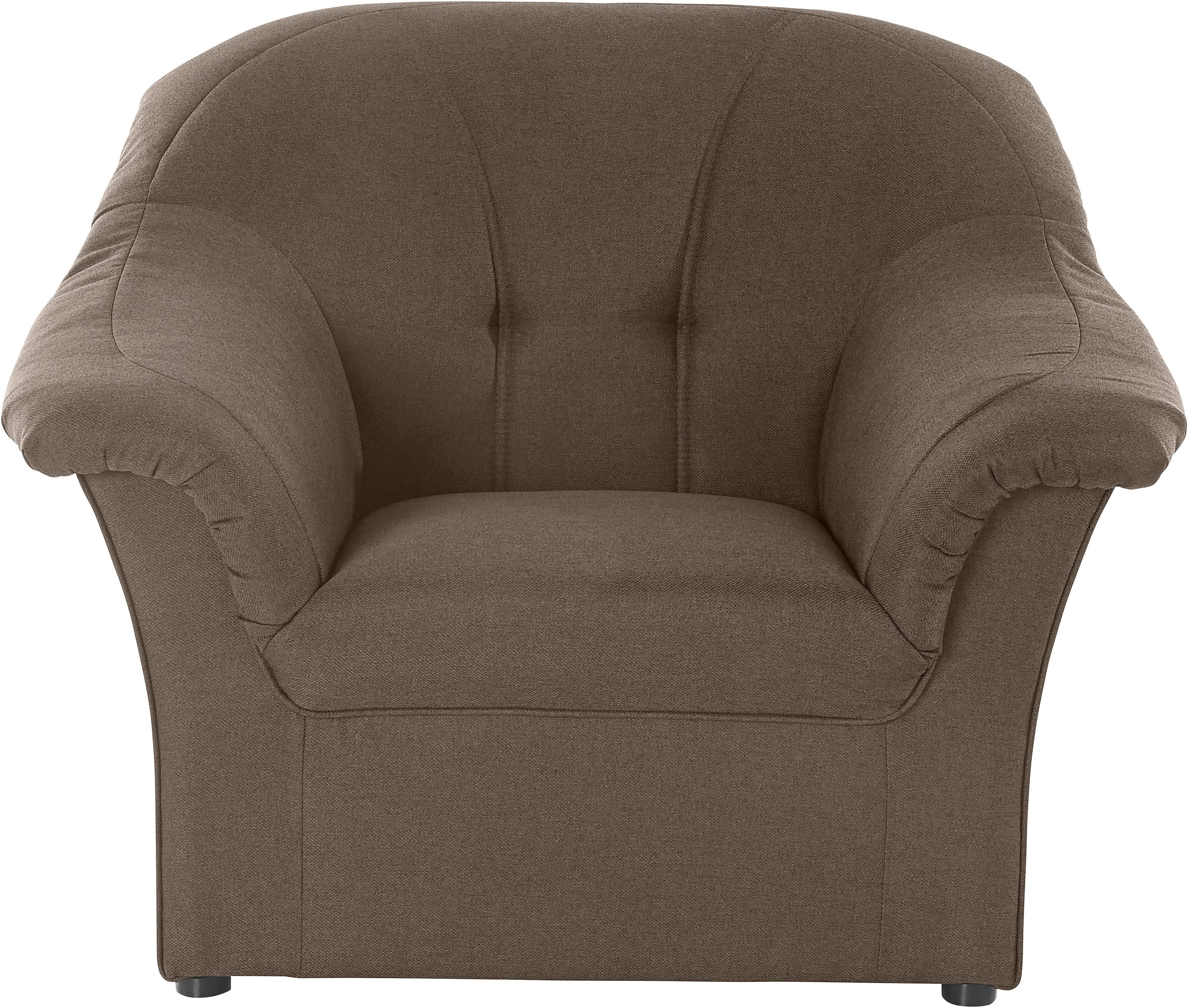 DOMO collection Fauteuil Pegnitz fauteuils bruin