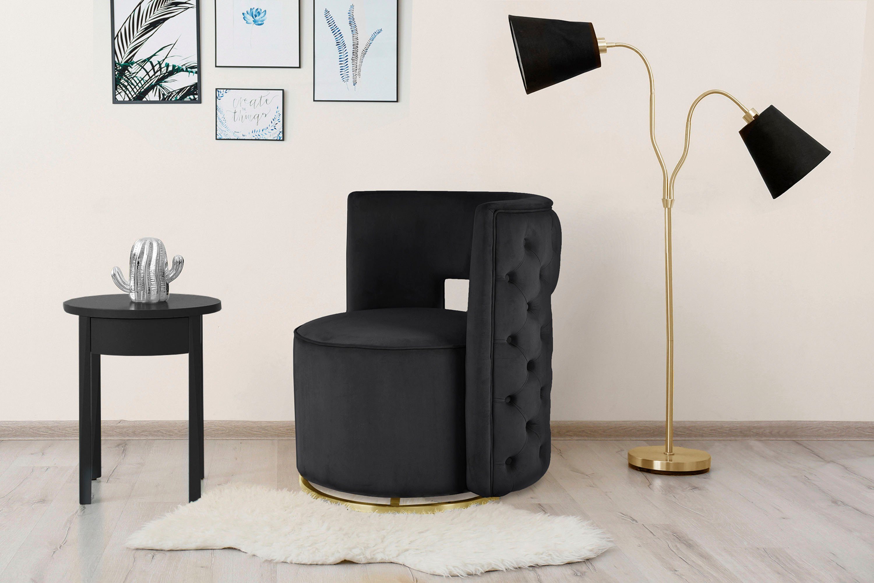 Kayoom Fauteuil Draaistoel Sophistic, BESTSELLER! hoogwaardig frame van ijzer (1 stuk)