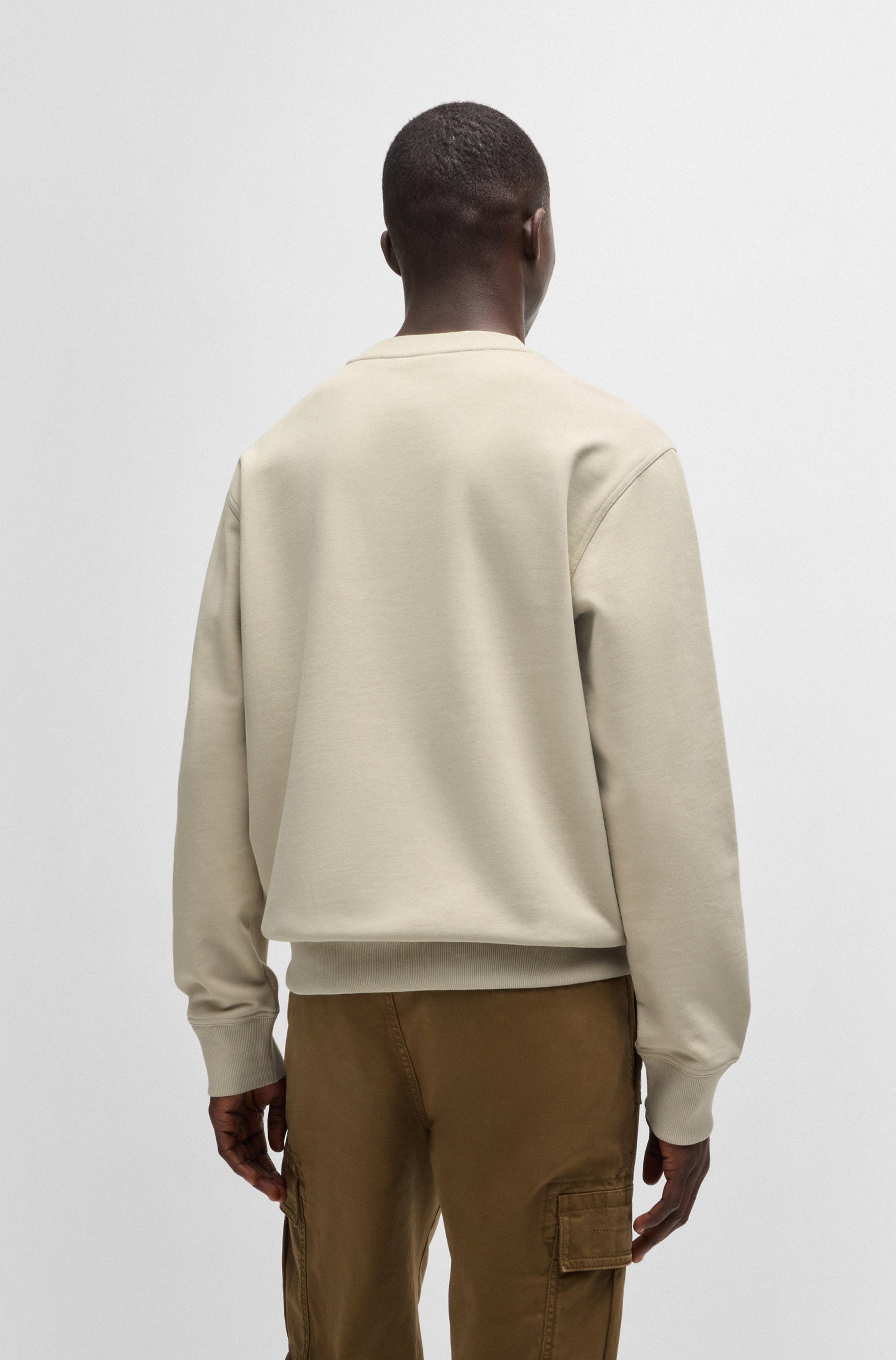 Boss Orange Sweatshirt WeSmallcrew met logo op borsthoogte