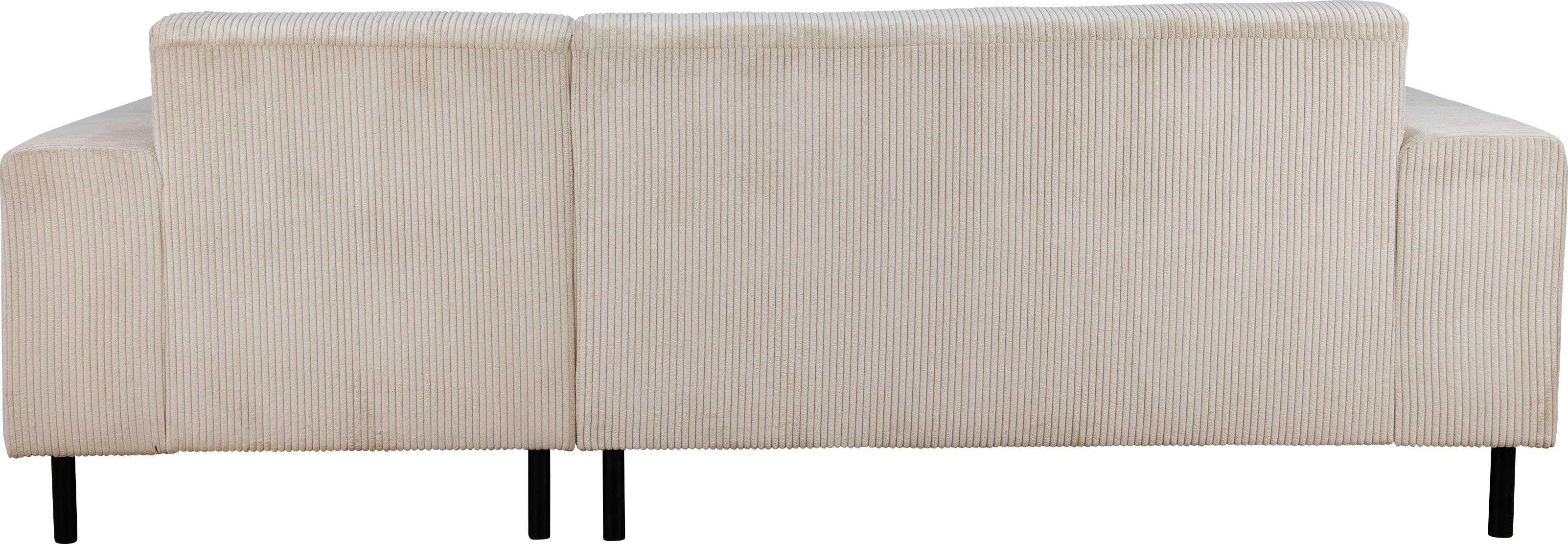 Home affaire Hoekbank ARROS L-vorm met golfondersteuning, afmetingen B/D/H: 235/163/81 cm incl. sierkussens, met recamiere rechts/links bestelbaar, ook in cord