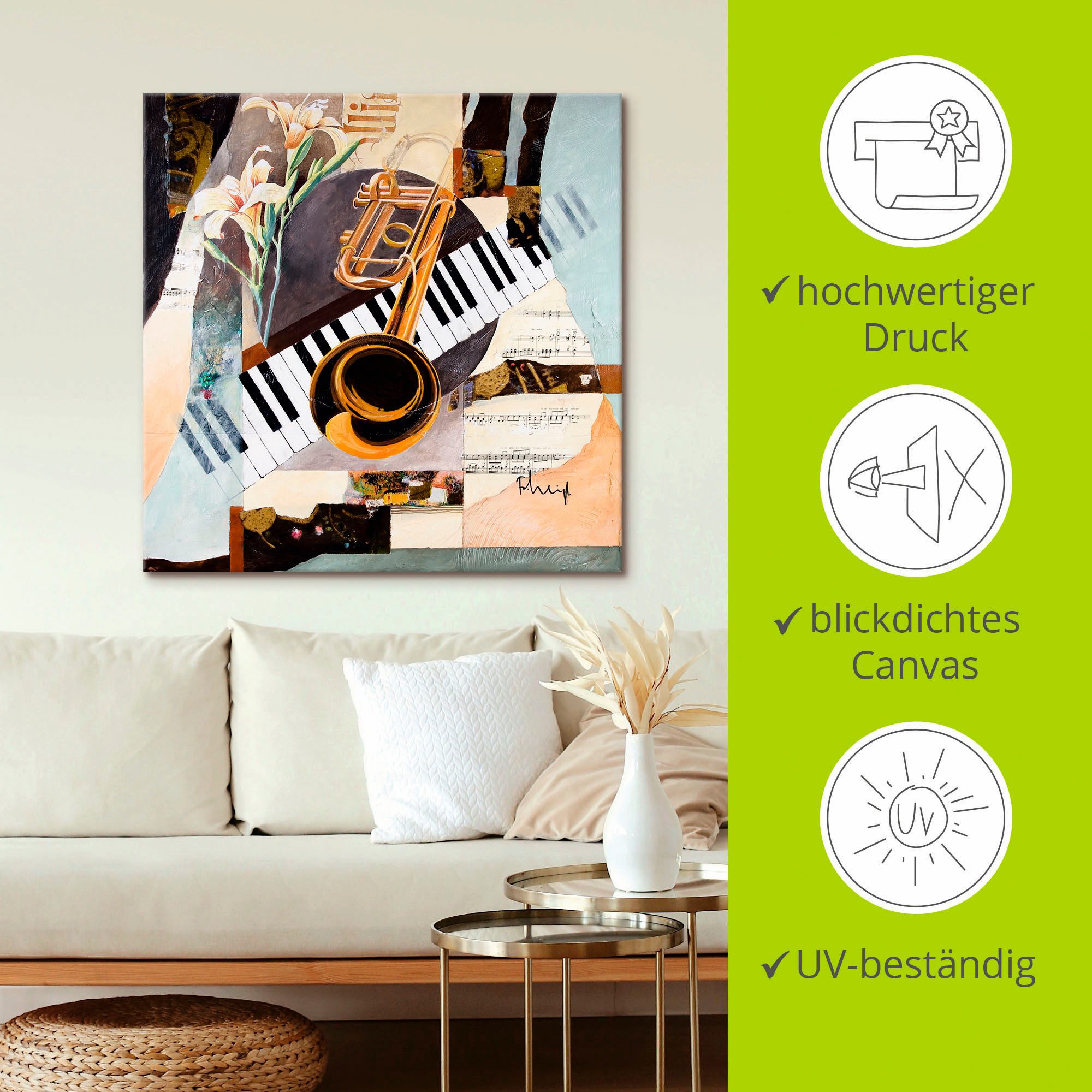Artland Artprint Toscane Herinneringen als artprint op linnen, poster in verschillende formaten maten