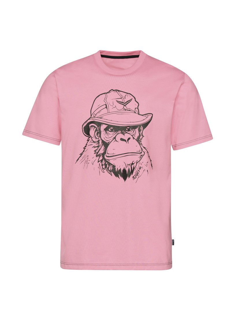 Trigema T-shirt TRIGEMA T-shirt met aap-print (1-delig)