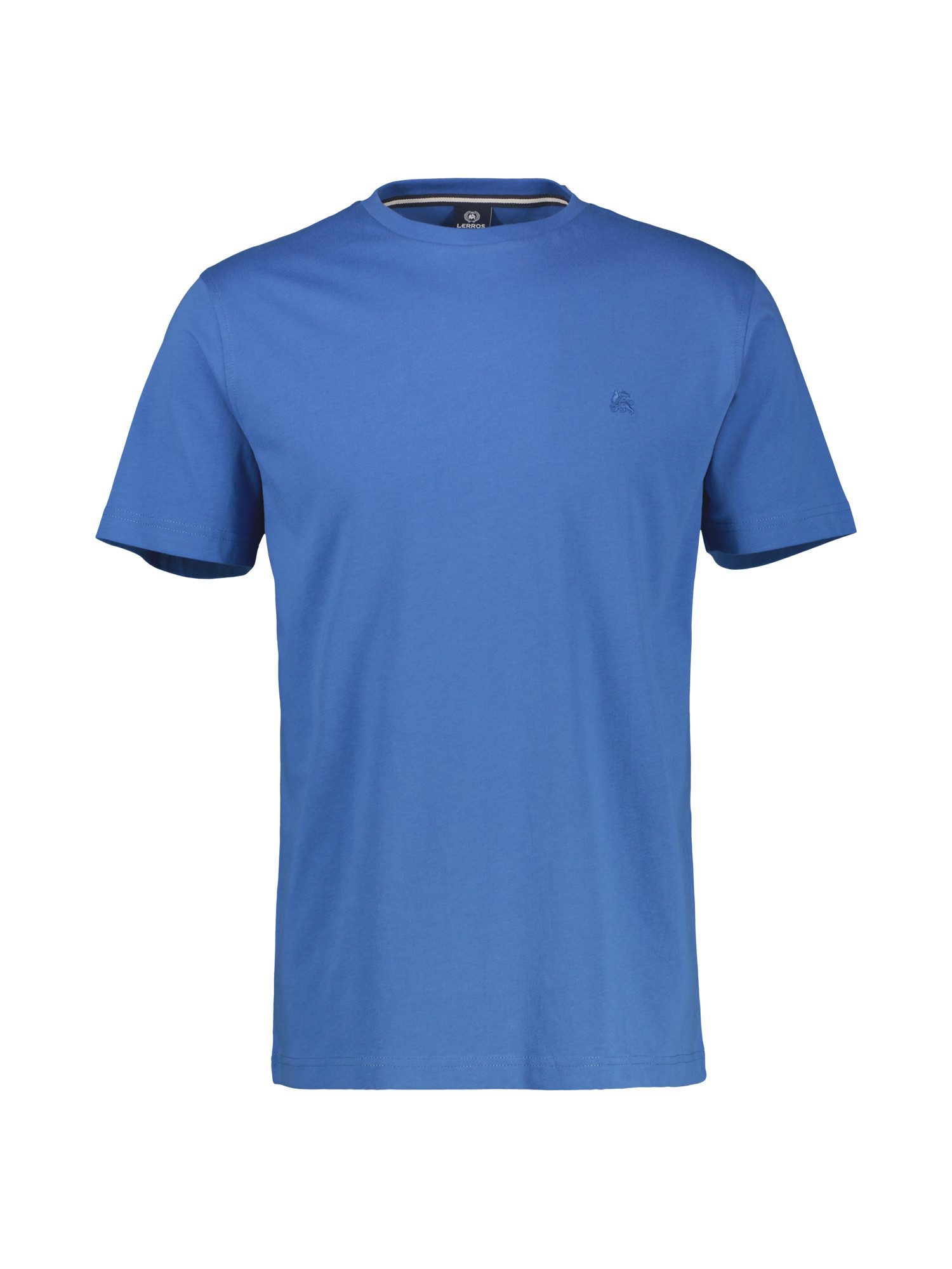 Lerros T-shirt LERROS basic T-shirt met logostiksel, effen