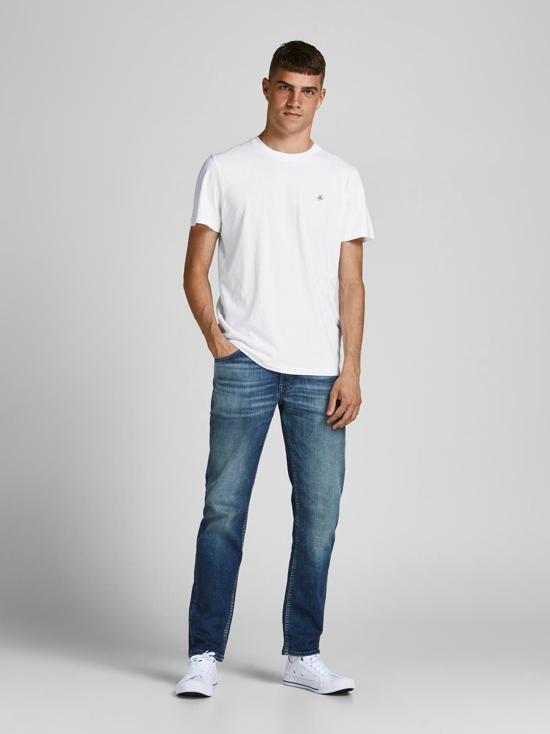 Jack & Jones Shirt met ronde hals TEE SS CREW NECK 5 P (set, 5-delig)