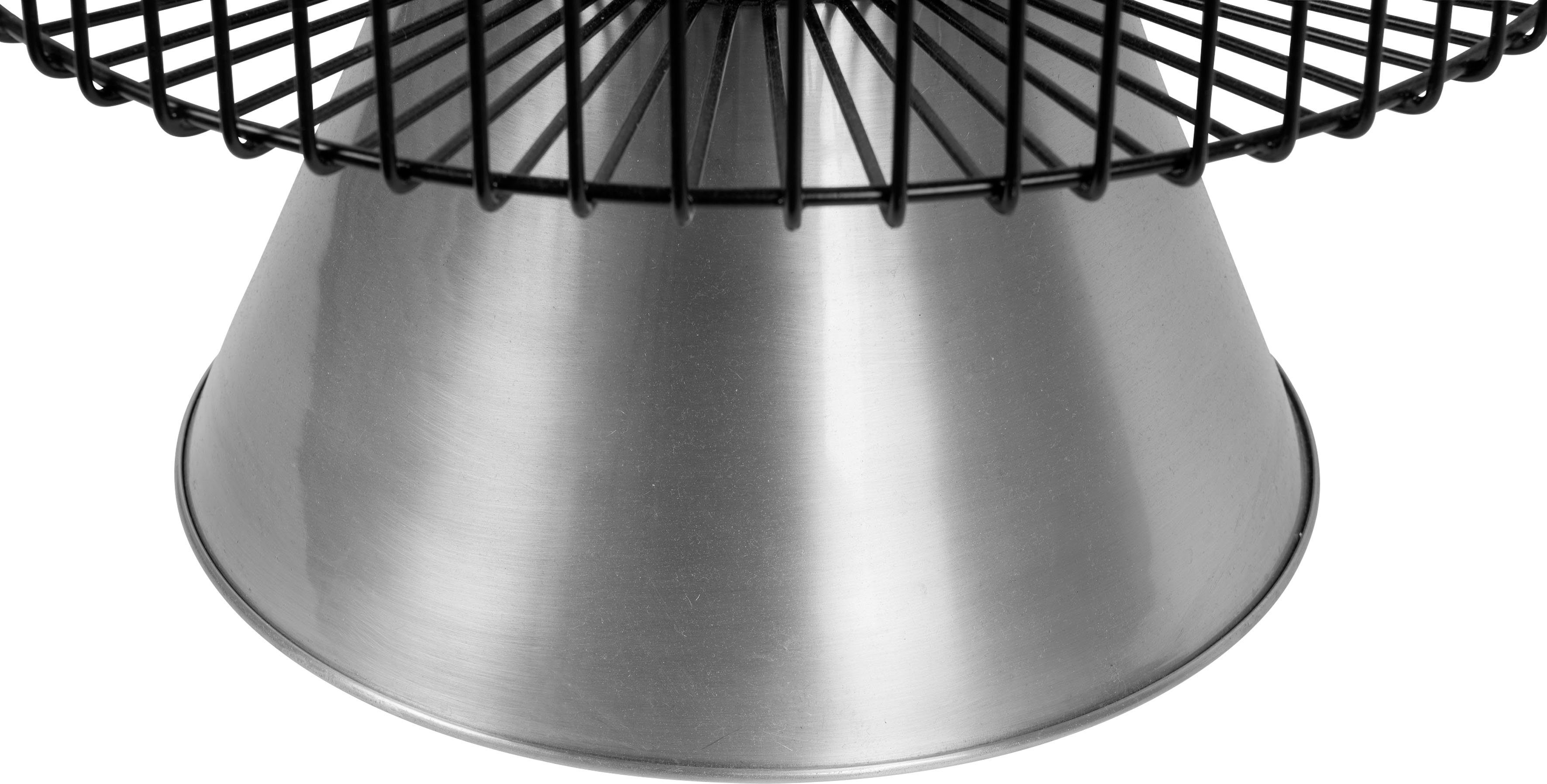 Kayoom Bijzettafel Malibu 125, ronde plaat van originele marmer, onderhoudsvriendelijk ø-marmerschijf: ca. 40 cm, trendy metalen ontwerp, onderhoudsvriendelijk (1 stuk)