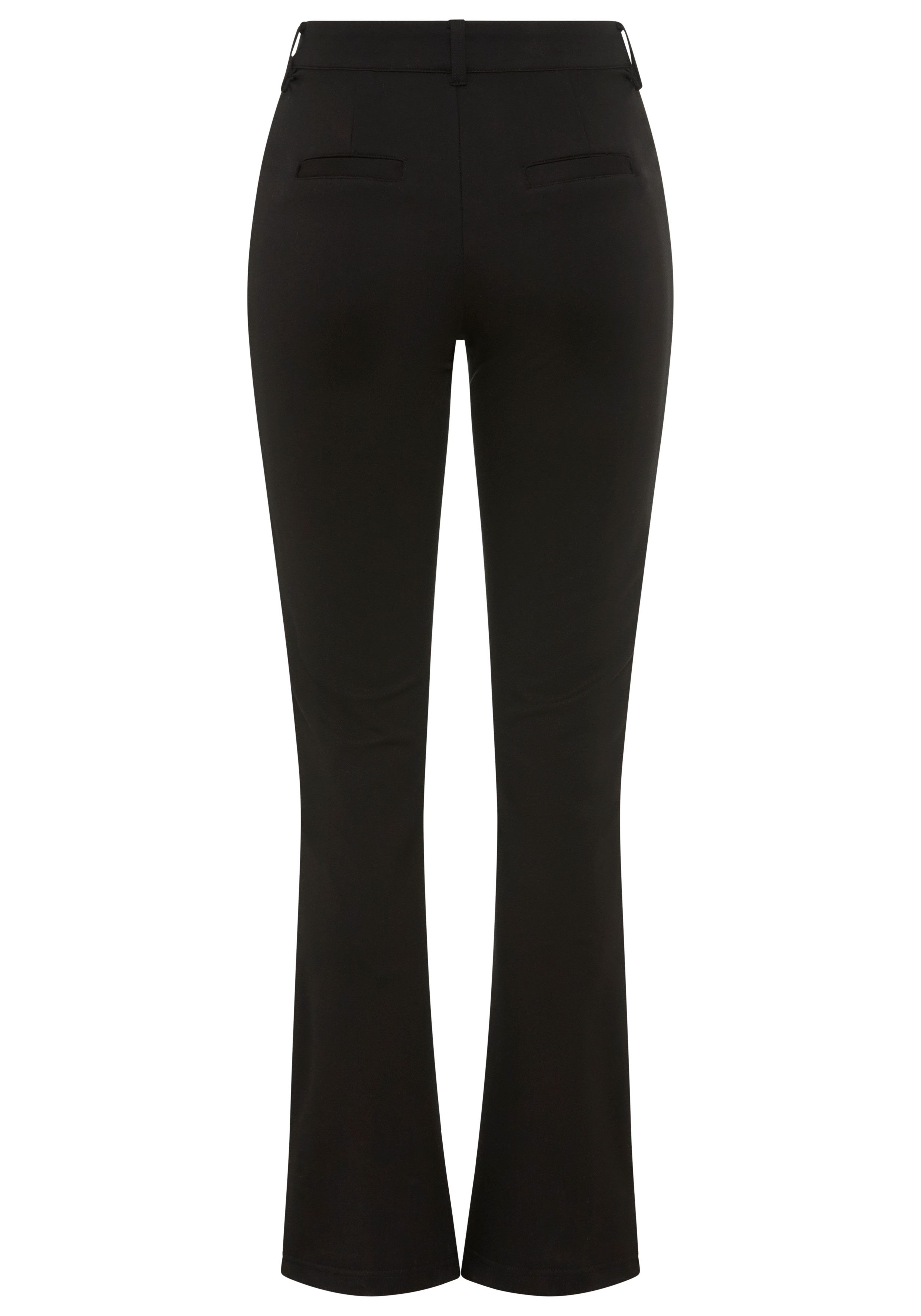 Bruno Banani Broek met wijde pijpen Een ritsdetail - NIEUWE COLLECTIE