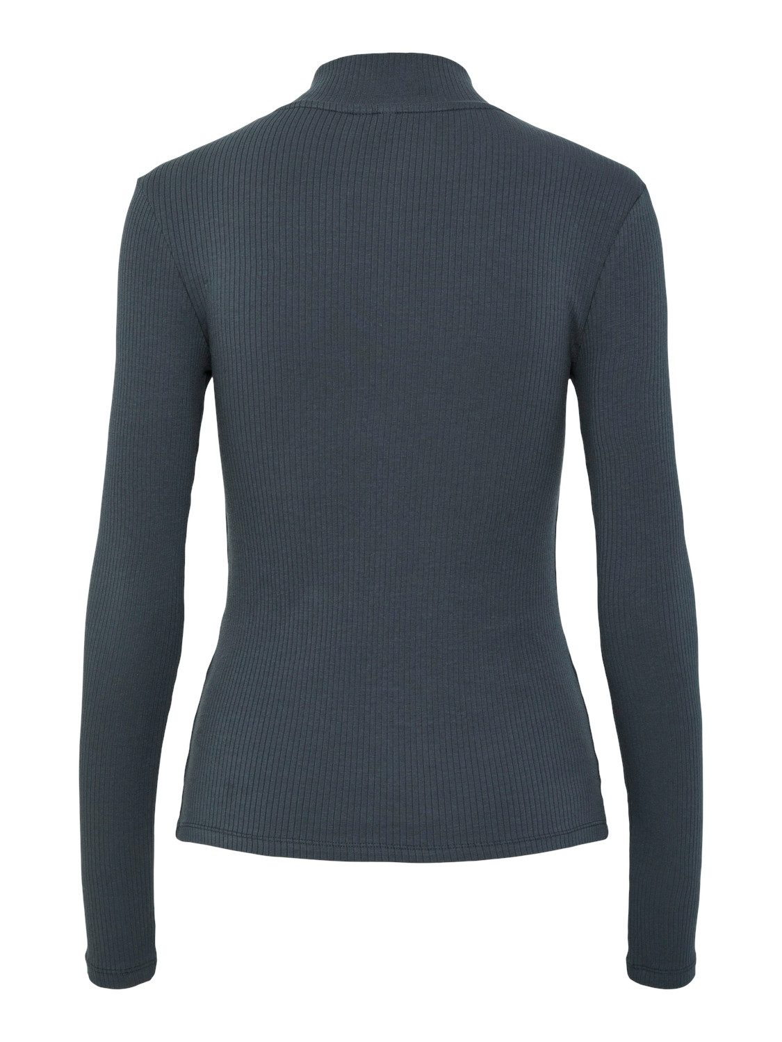 pieces Shirt met staande kraag PCKITTE ZIP LS T-NECK TOP NOOS BC