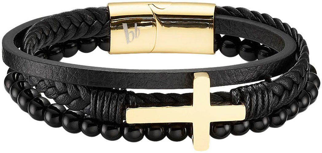 Bruno Banani Leren armband