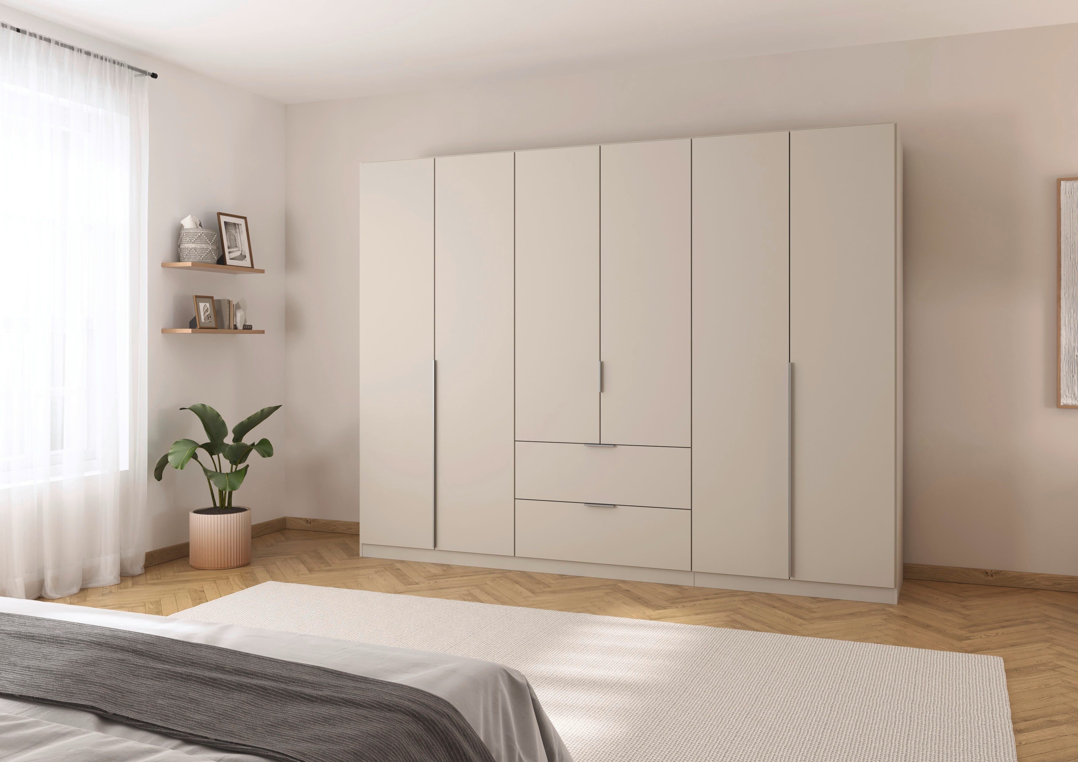rauch Draaideurkast Kledingkast kast garderobe AGORDO met decor- of hoogglansfront
