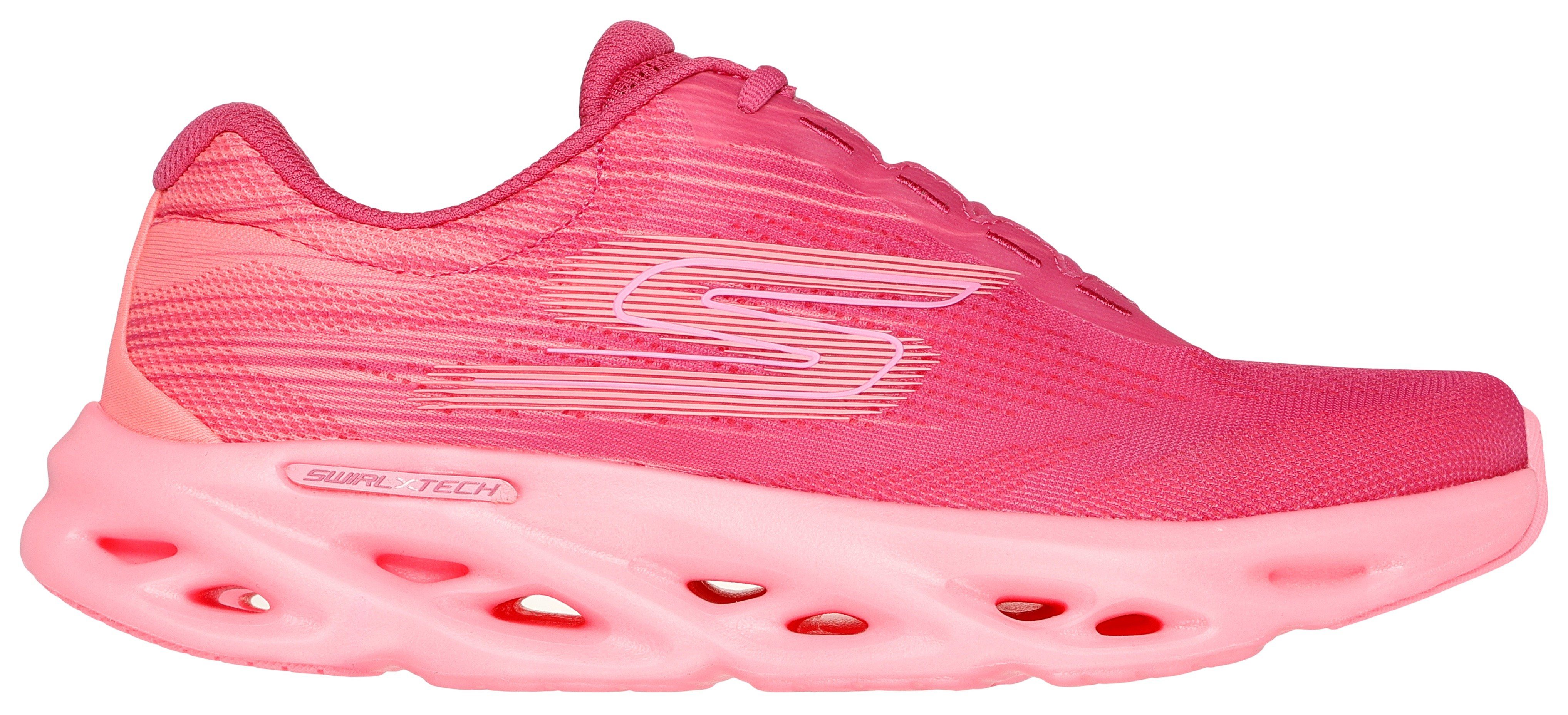 Skechers Sneakers GO RUN SWIRL TECH SPEED-ULTIMATE STRIDE met goodyear rubber zool, vrijetijdsschoen, lage schoen, veterschoen