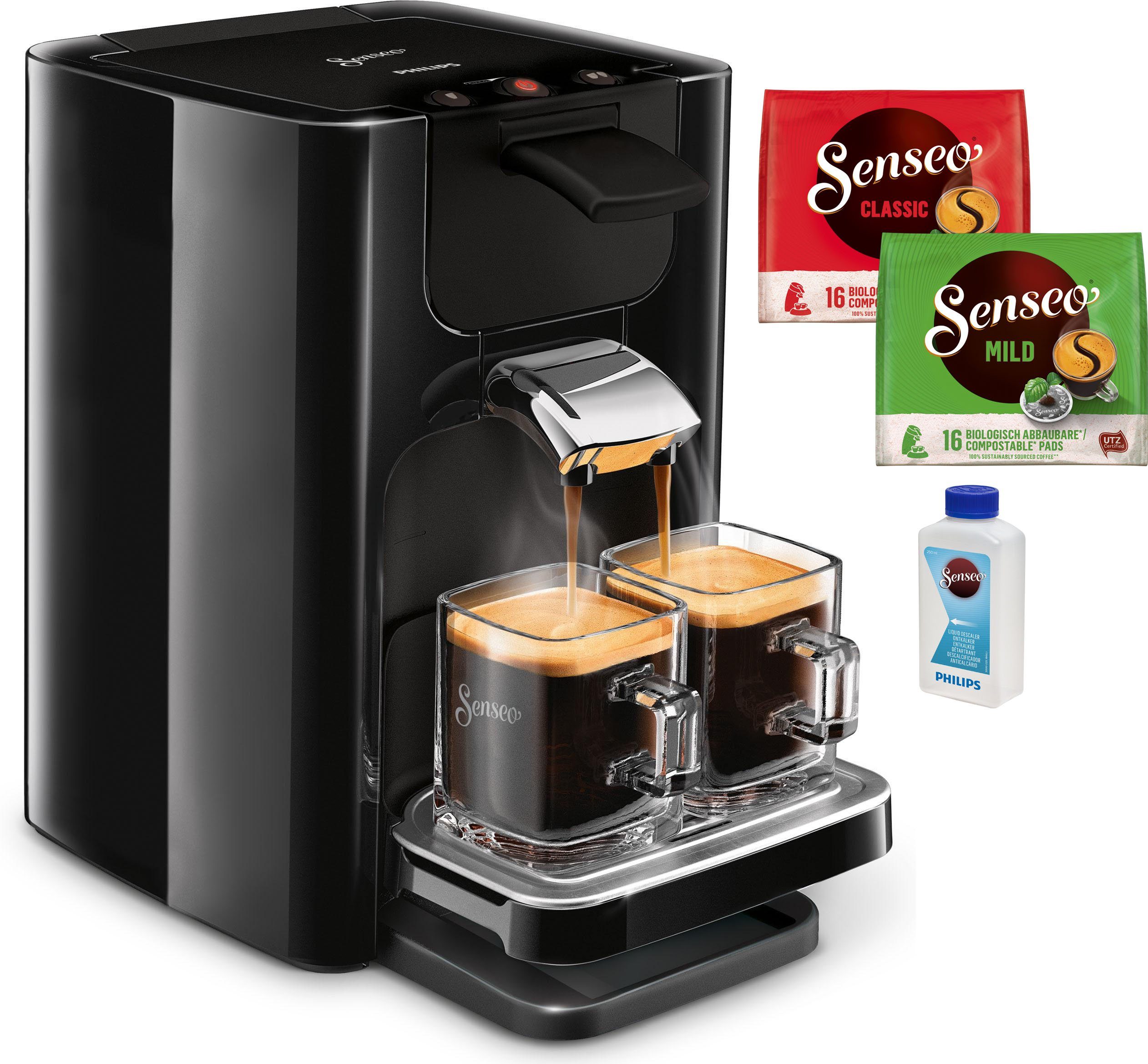 verdediging Onderzoek lippen Senseo Koffiepadautomaat SENSEO® Quadrante HD7865/60, inclusief gratis  toebehoren ter waarde van € 14,- online bestellen | OTTO