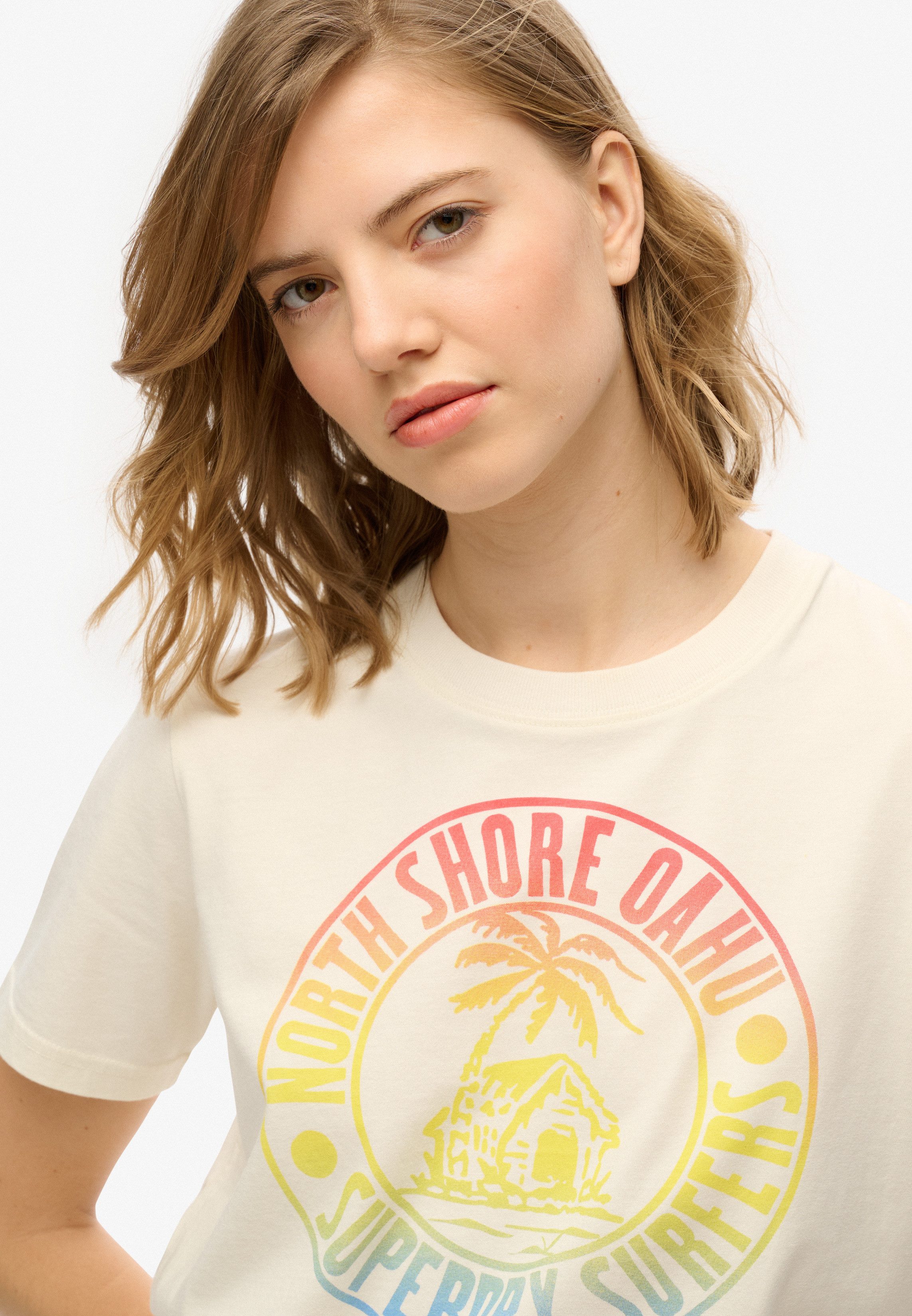 Superdry Shirt met korte mouwen LO-FI OUTDOOR RELAXED TEE