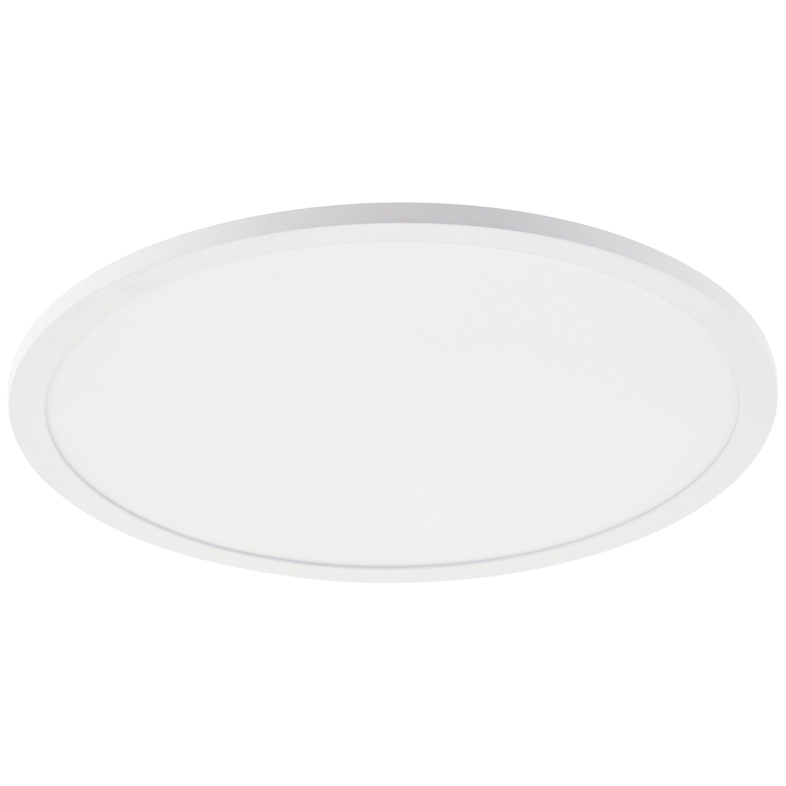 Brilliant Leuchten Led-plafondlamp Briston Ø 42 cm, 1800 lm, 3000-6500 K, dimbaar, afstandsbediening, aluminium, wit