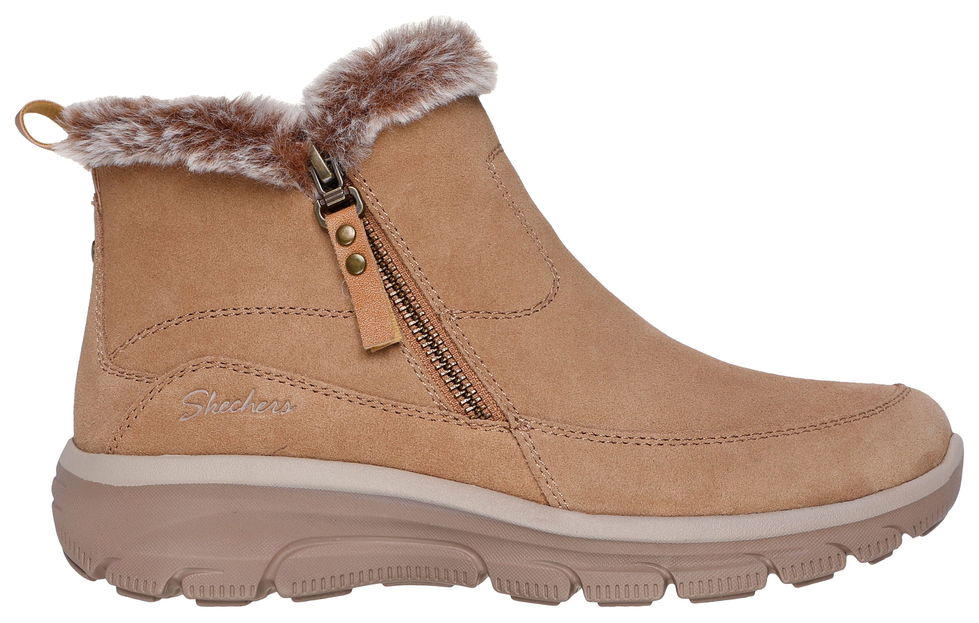 Skechers Winterlaarzen EASY GOING-COOL ZIP Winterschoenen, ritssluiting laarzen met 3M Scotchgard-impregnering