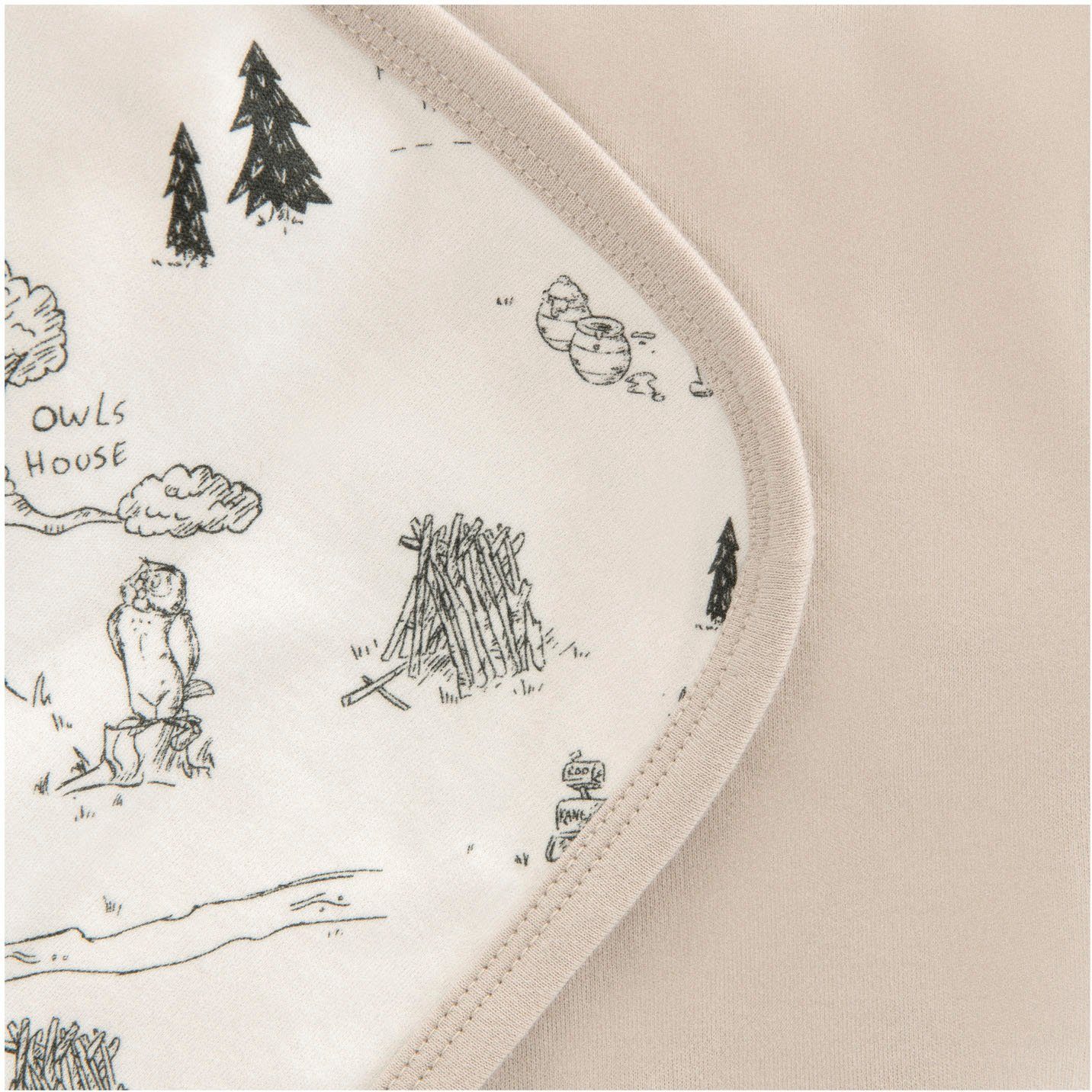 Hauck Babydeken Baby Inslapdeken, Snuggle N Dream Winnie the Pooh beige