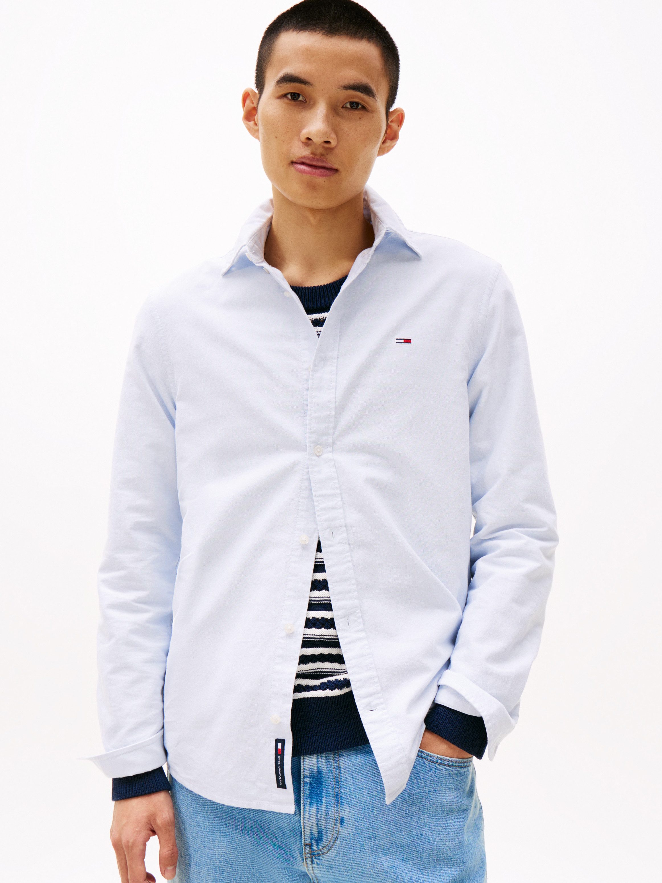 TOMMY JEANS Overhemd met lange mouwen TJM REG OXFORD SHIRT EXT
