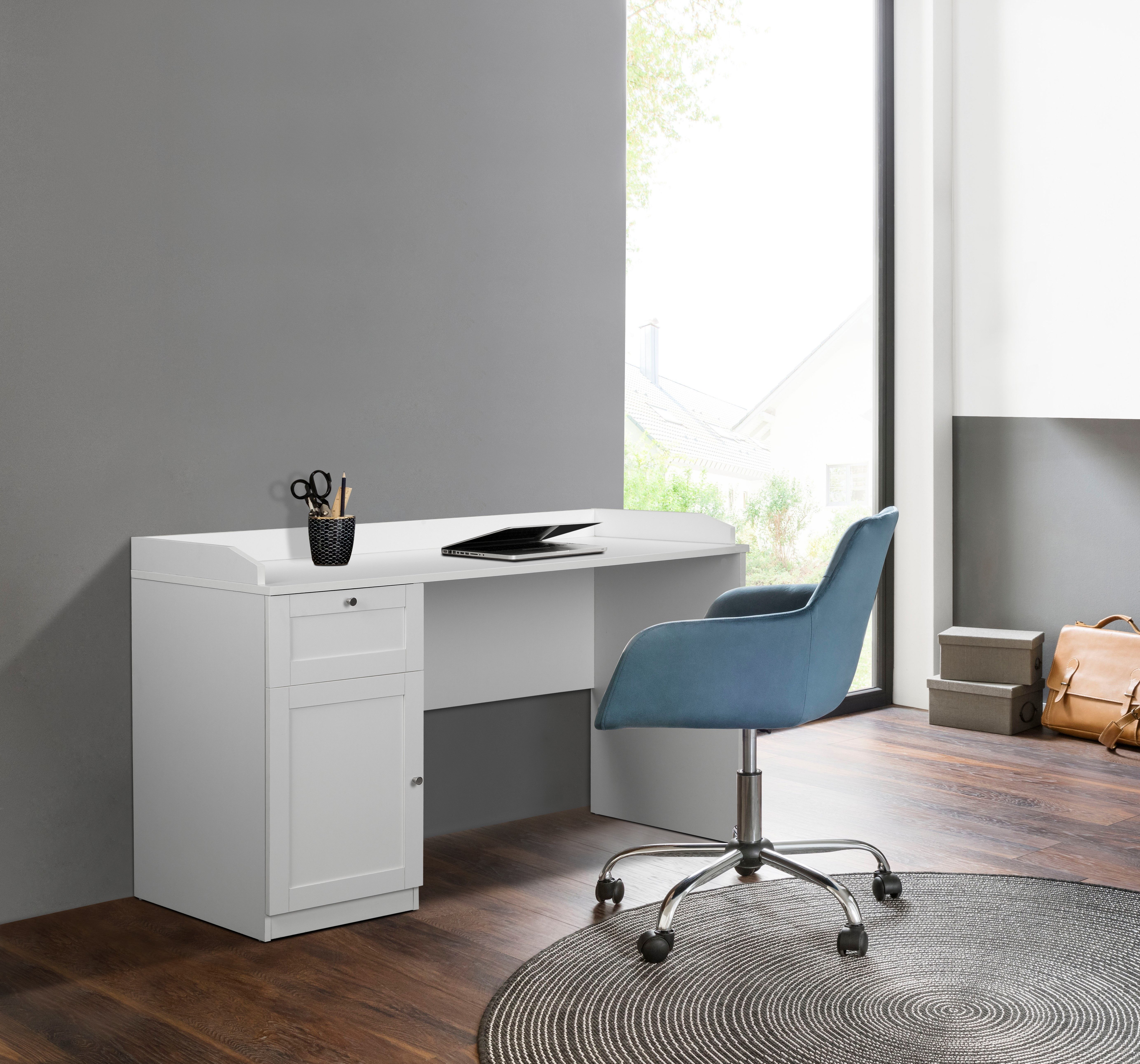 Home affaire Bureau Aalborg in landhuisstijl, met lade, verhoogde tafelrand, breedte 140 cm
