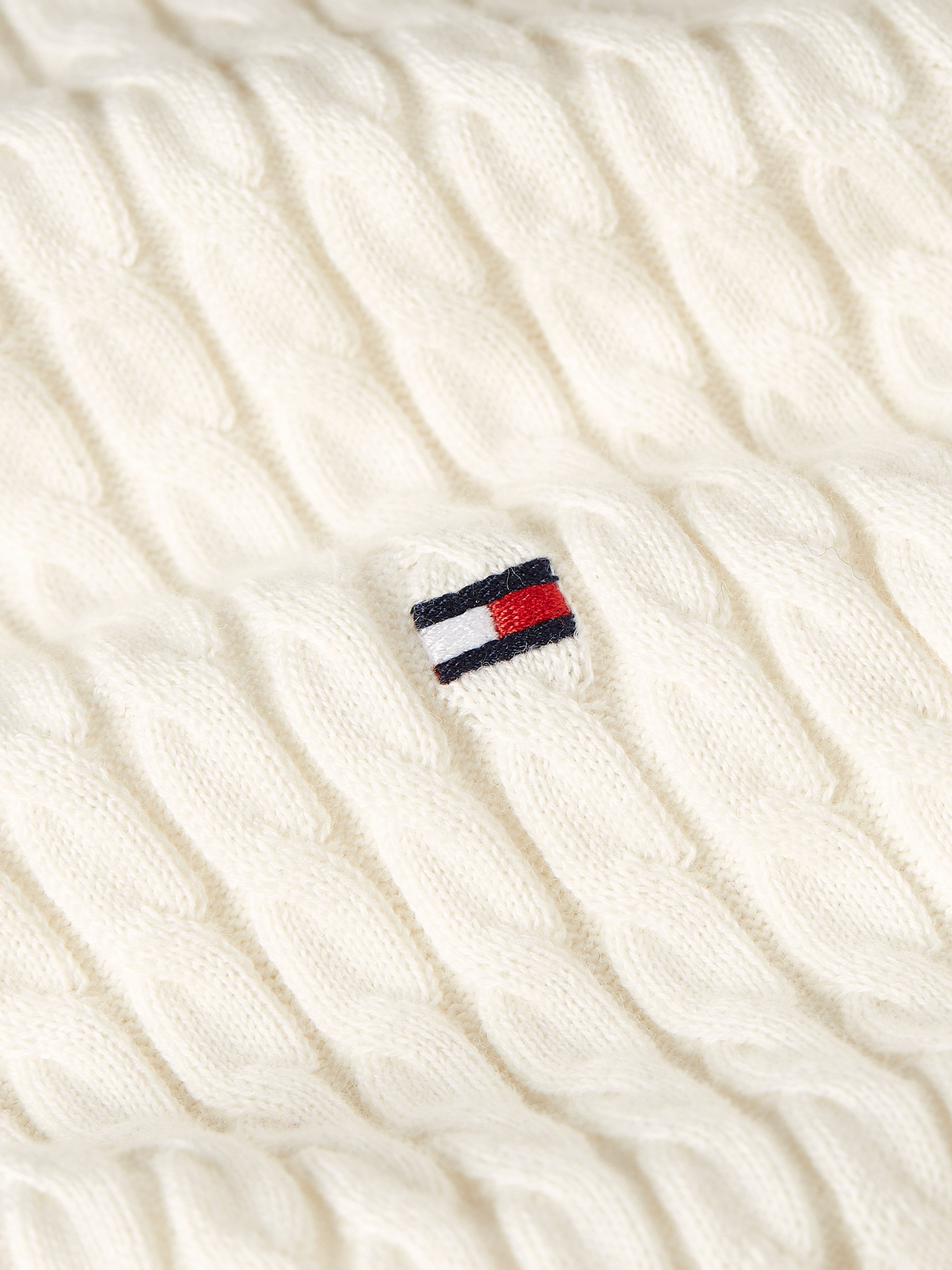 Tommy Hilfiger Trui met ronde hals CO CABLE C-NK SWEATER