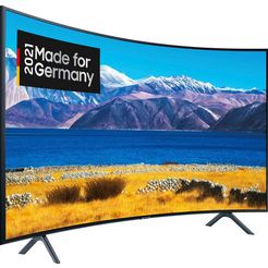samsung curved led-tv gu55tu8379u, 138 cm - 55 ", 4k ultra hd, smart-tv zwart