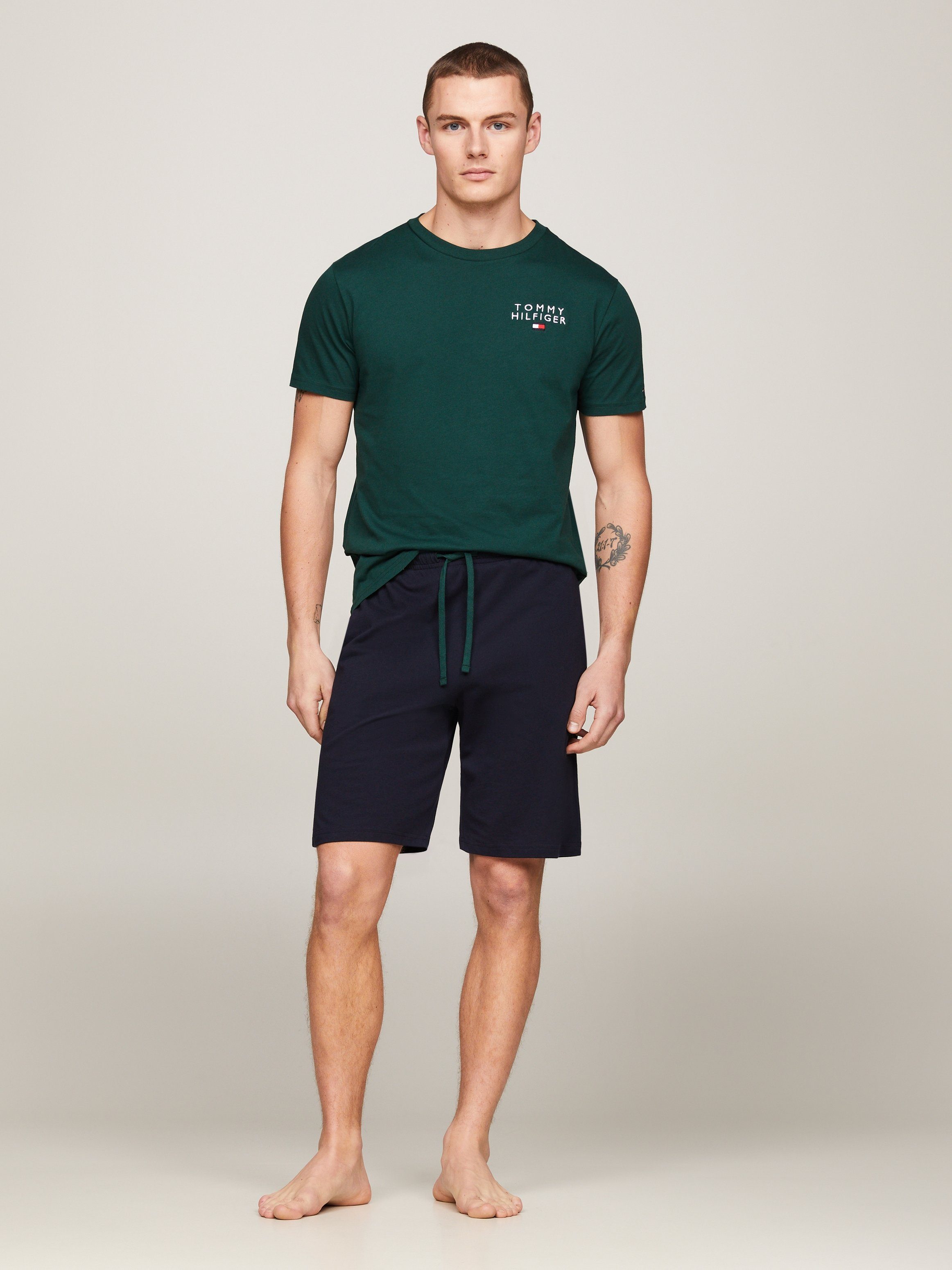 Tommy Hilfiger Underwear Pyjama SS JERSEY PJ SET DRAWSTRING (set 2-delig 2 stuks)