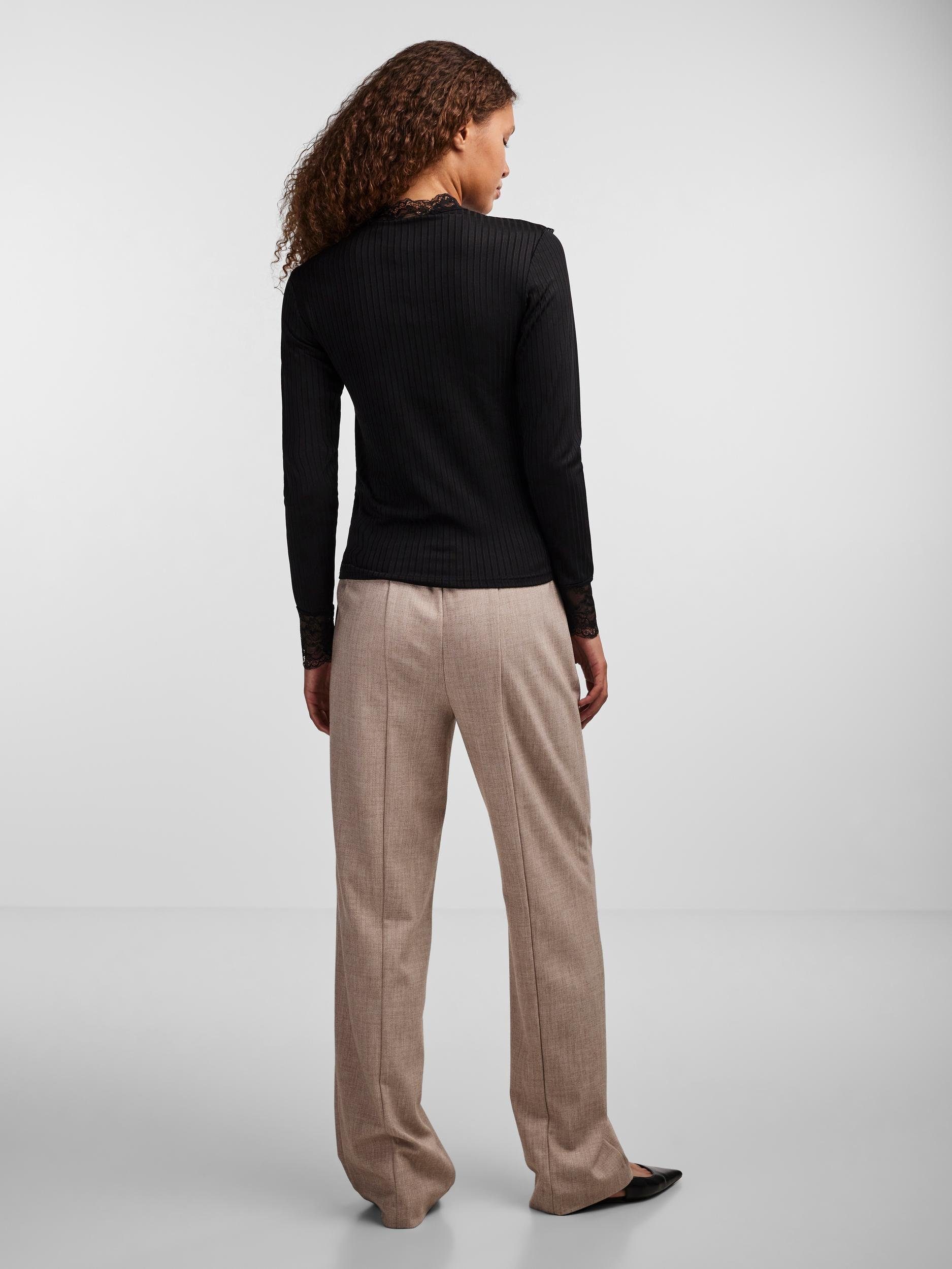 Y.A.S Shirt met lange mouwen YASBLACE LS TOP S. NOOS