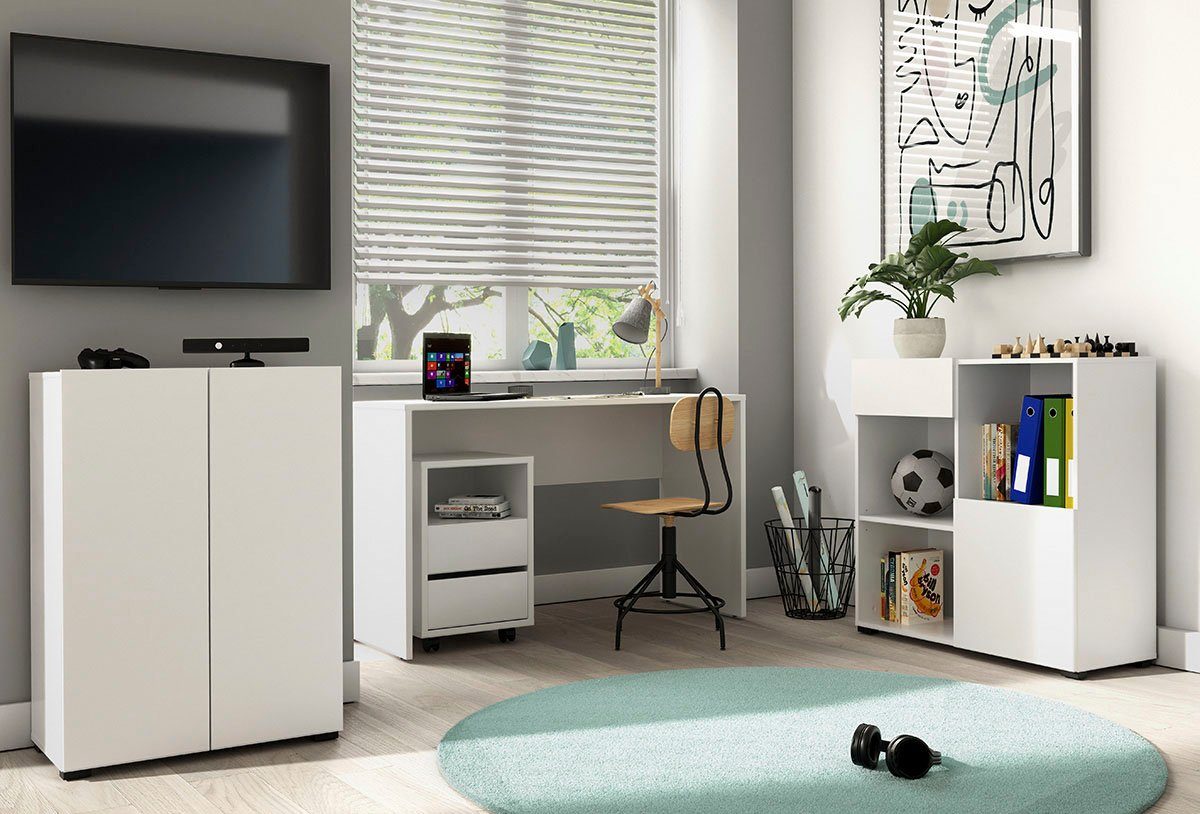 INOSIGN Kantoormeubelset AGAPI bestaande uit bureau en verrijdbaar ladeblok in een modern ontwerp (set, 2-delig)