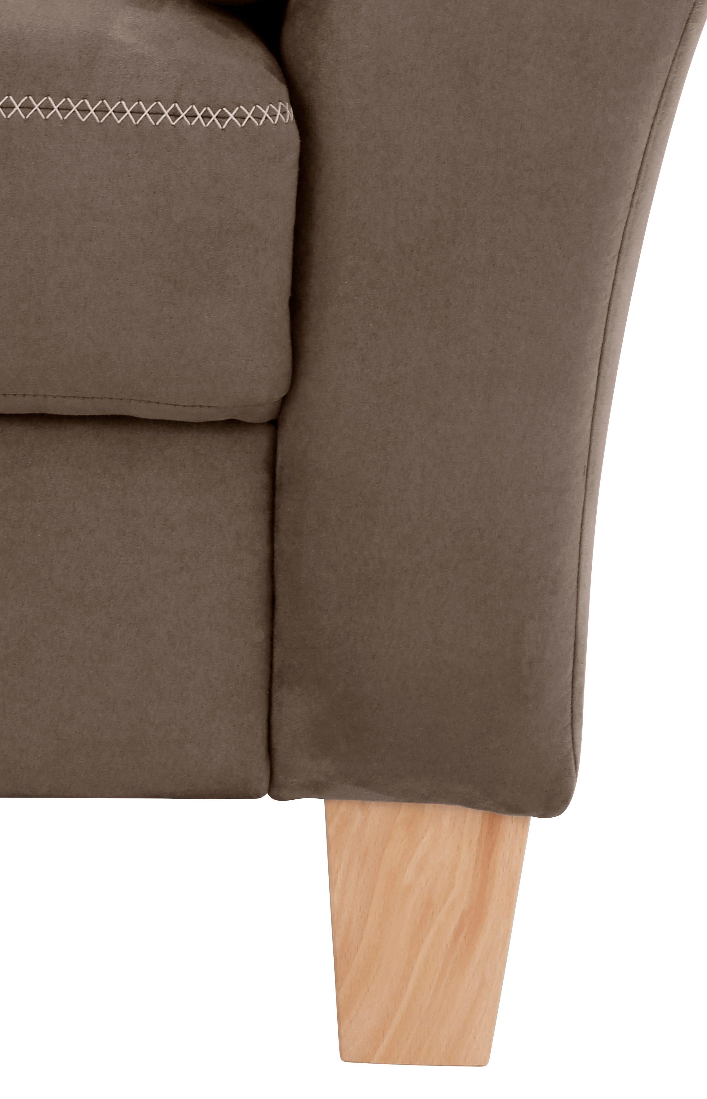 Home affaire Hoekbank Soleo L-model comfortabel door trapezehoek met relaxfunctie, ook met slaapfunctie