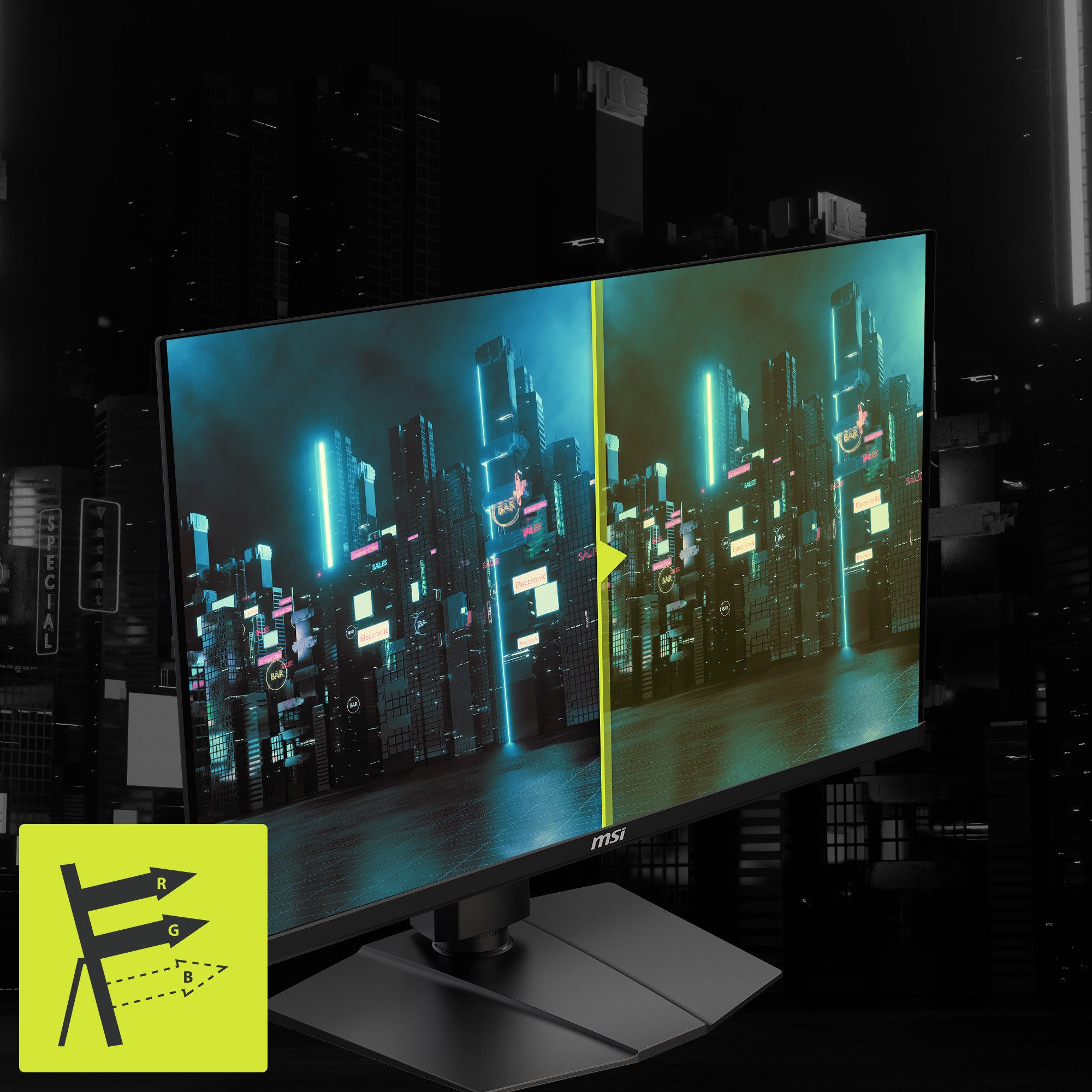 MSI Gaming-monitor MAG 274QRF QD E2, 69 cm / 27", WQHD