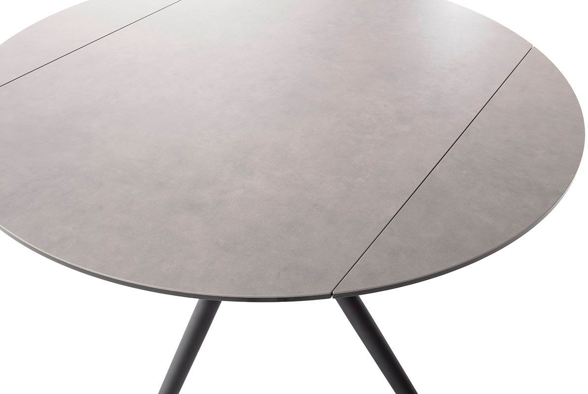 MCA furniture Eettafel RUBIKON vierpoot tafel 90-135 cm Keramiek, metaal, lengteschuif, uittrekbaar, 13 mm