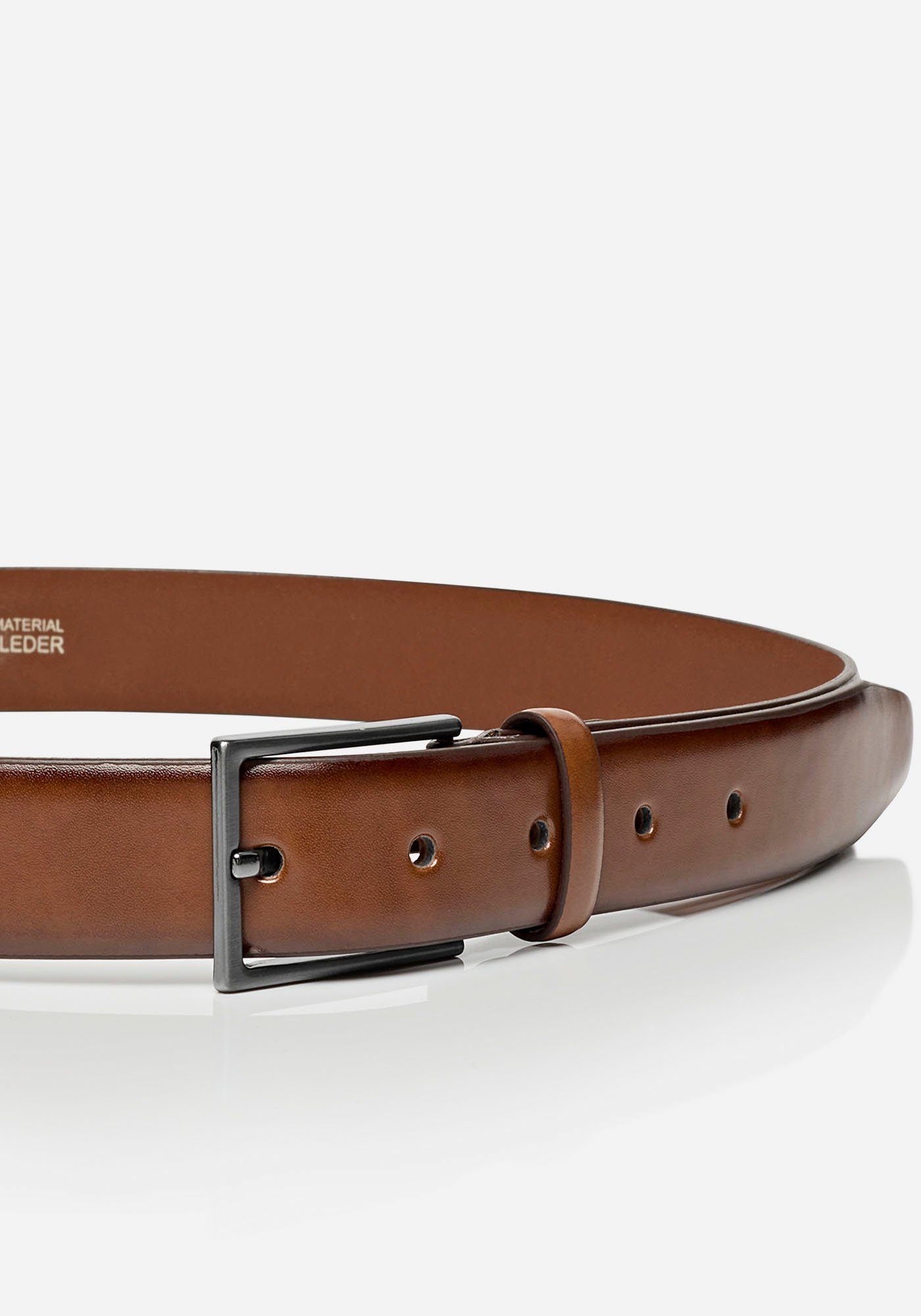 MONTI Synthetische riem Chicago 3,0 cm breed, klassiek-business, inkortbaar