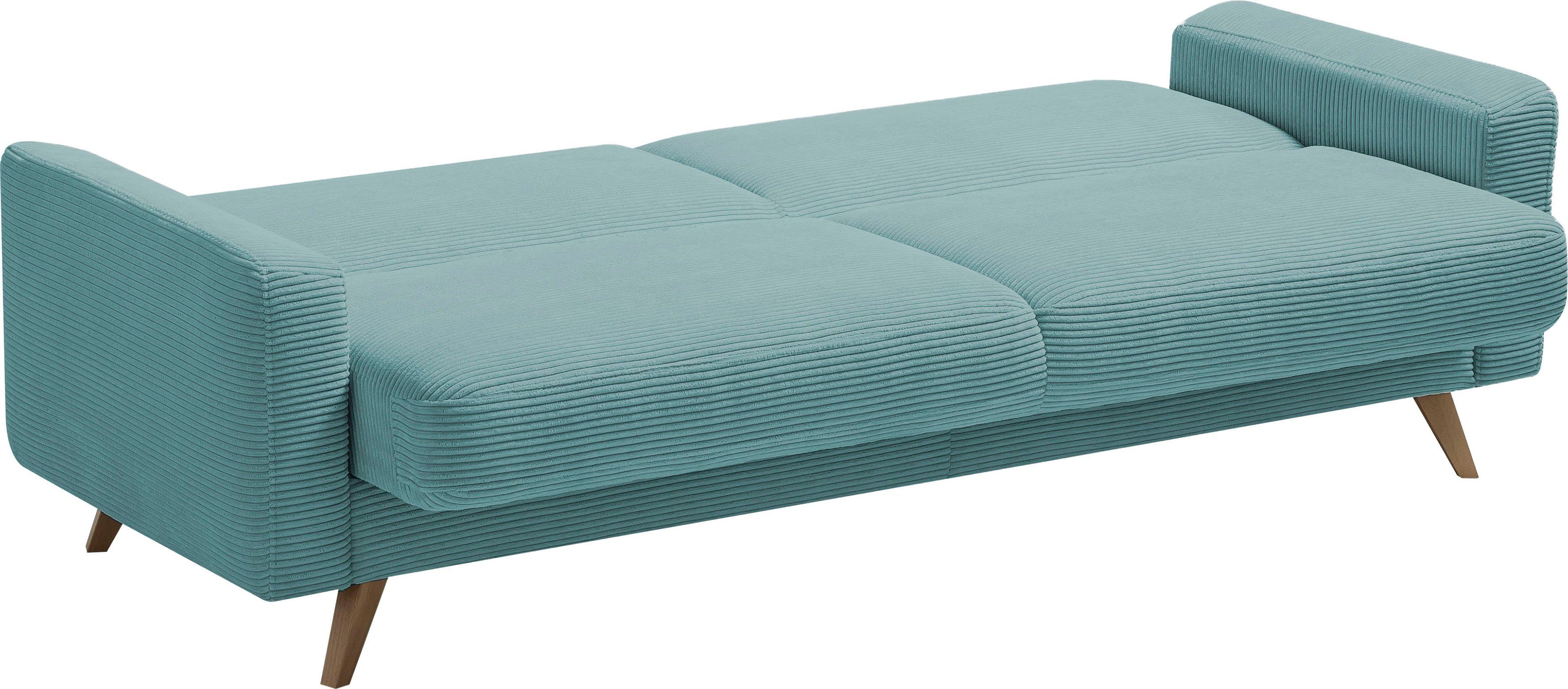 exxpo - sofa fashion 3-zitsbank Samso, elegant en comfortabel, actuele cord bekleding, kantelbank
