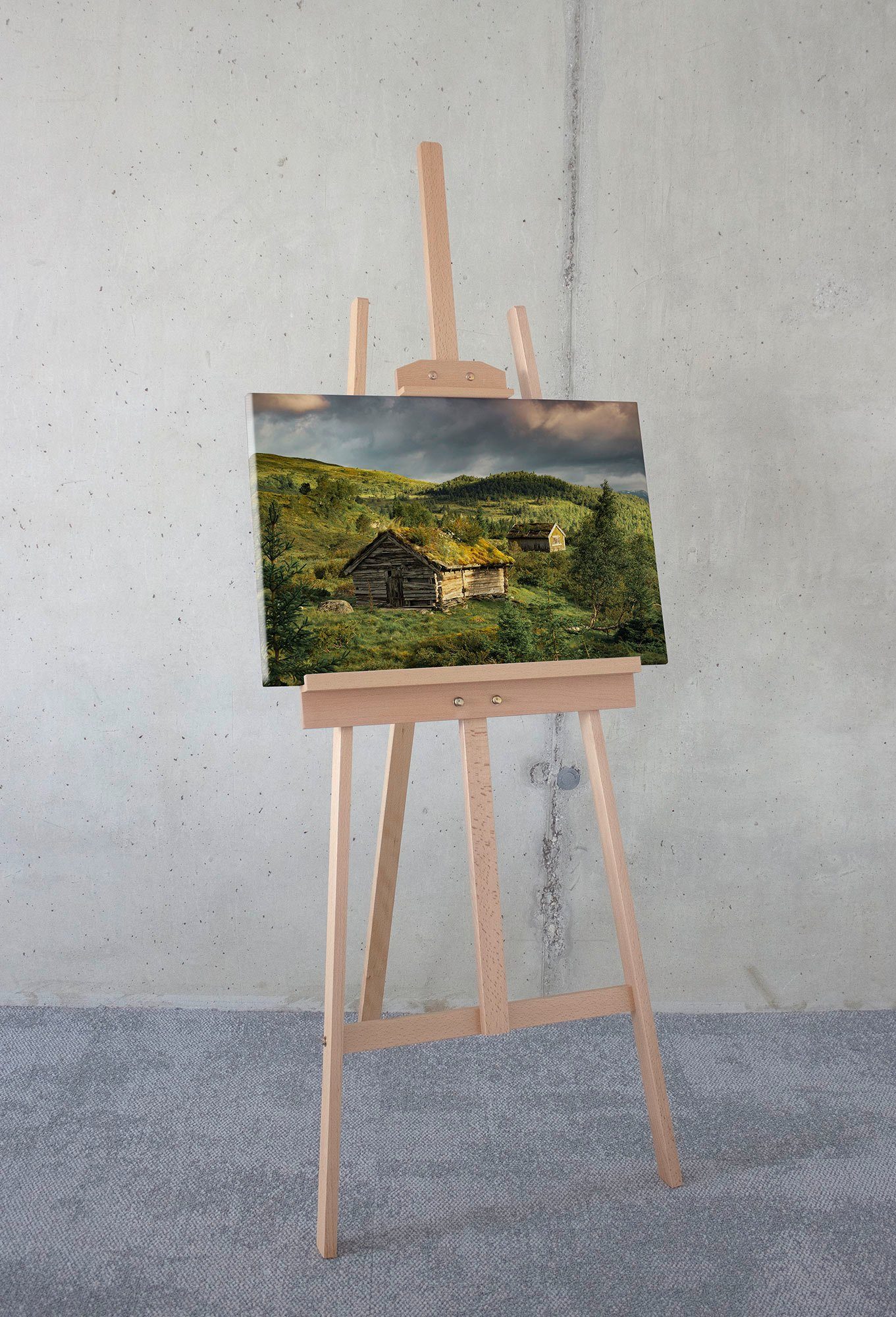 Komar Artprint op linnen Rustic Charme - Afmeting 60 x 40 cm (1 stuk)