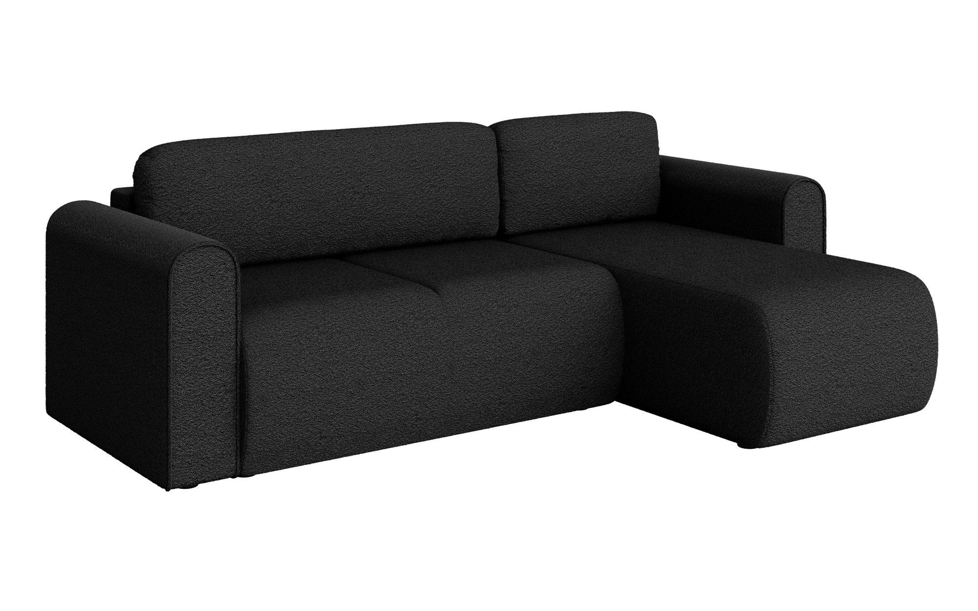 INOSIGN Hoekbank Zacharia optioneel slaapbank met opbergruimte, B/D/H 250/166/86 cm L-vorm met golfondersteuning, recamière aan beide zijden te monteren