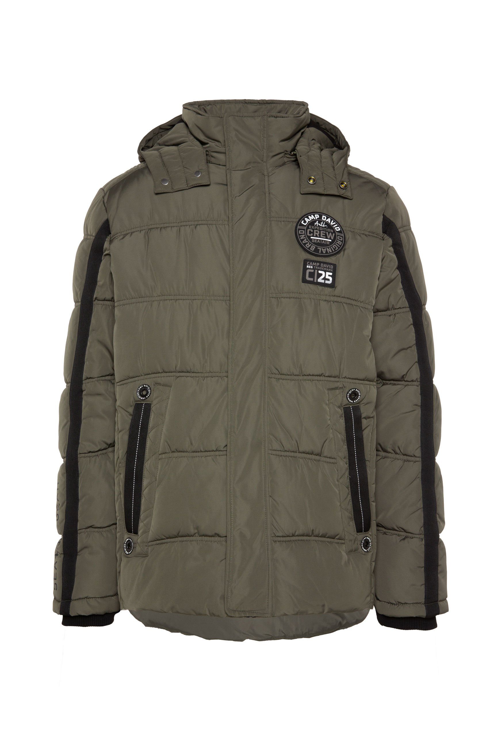 CAMP DAVID Outdoorjack met windbreaker-boord in de mouw