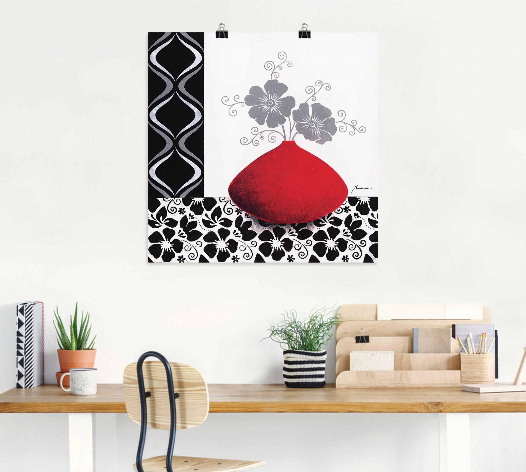 Artland Artprint Bloemmotief als artprint op linnen, poster, muursticker in verschillende maten