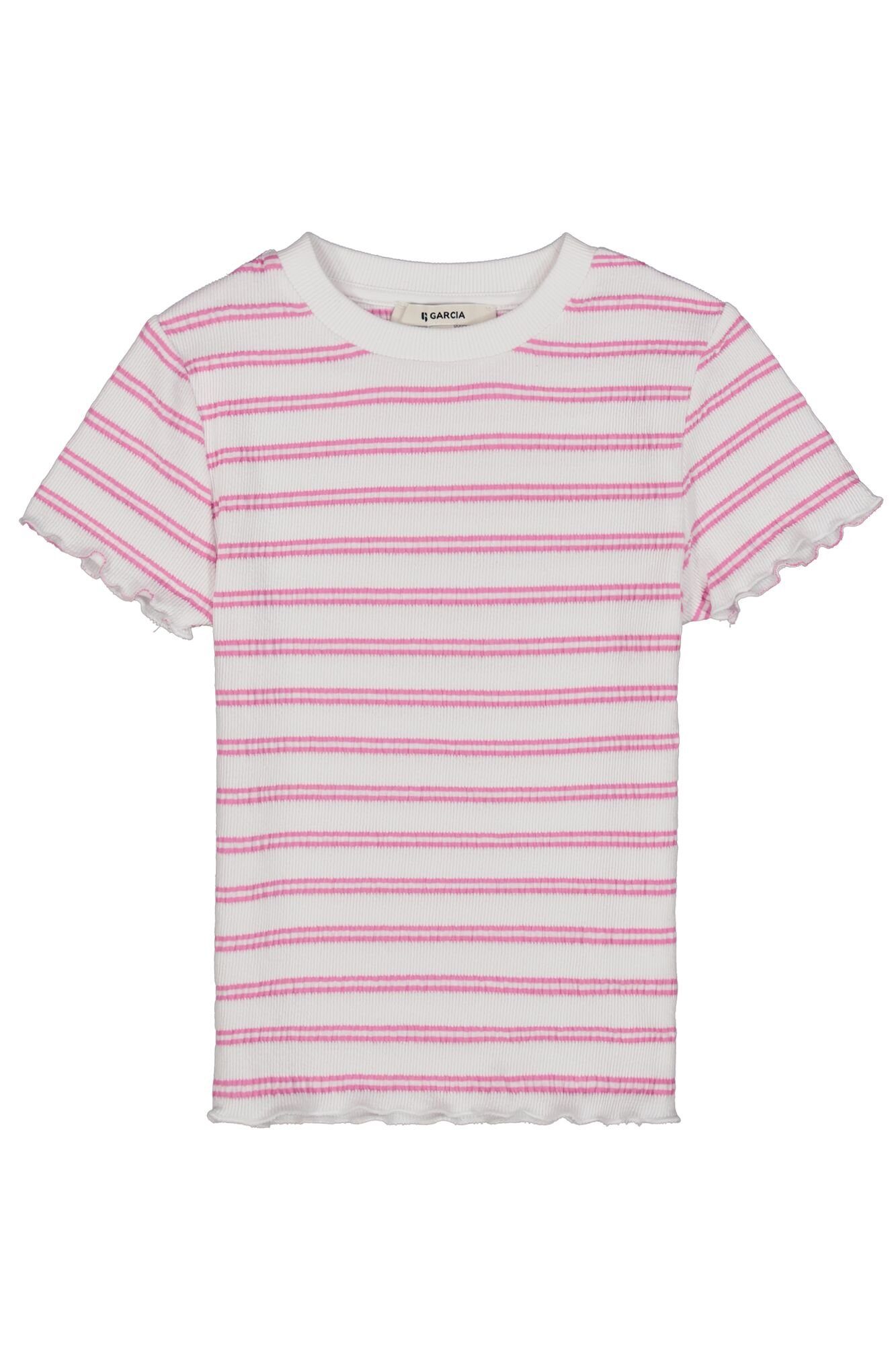 Garcia T-shirt in streeplook, voor meisjes