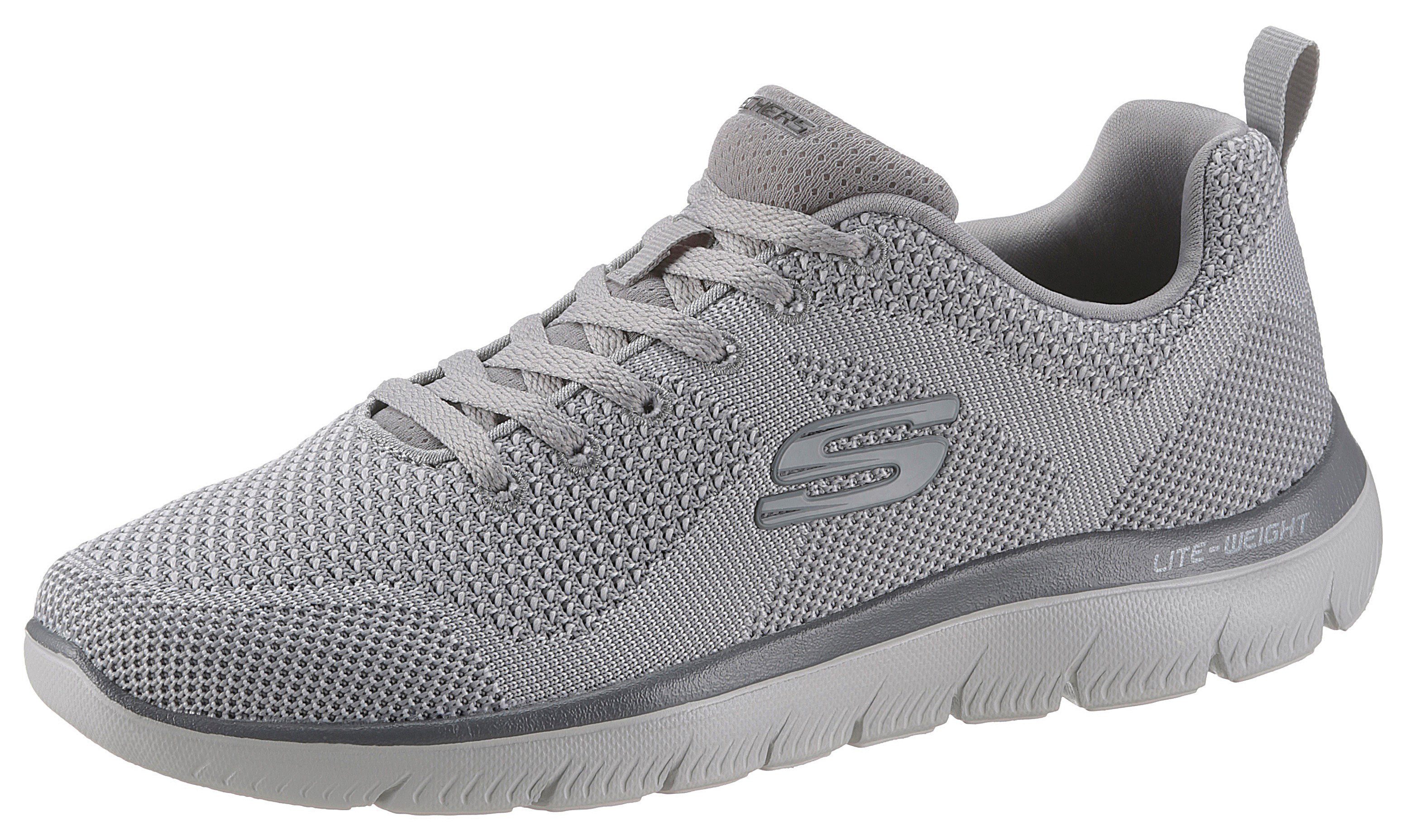 Skechers Sneakers Summits met gepolsterde schaprand, vrijetijdsschoen, lage schoen, veterschoen