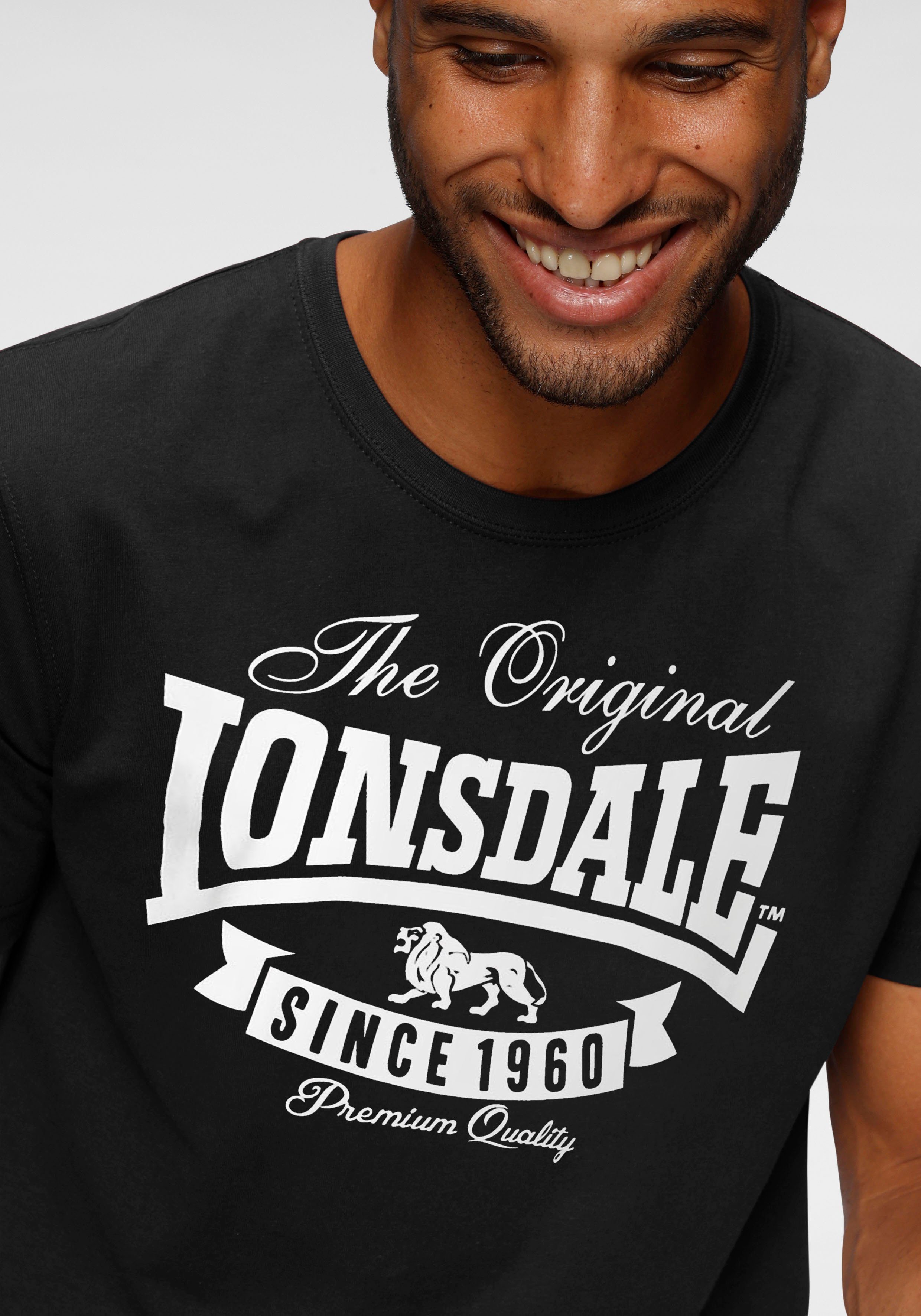 Lonsdale T-shirt SUSSEX-TORBAY (2-delig, Set van 2)