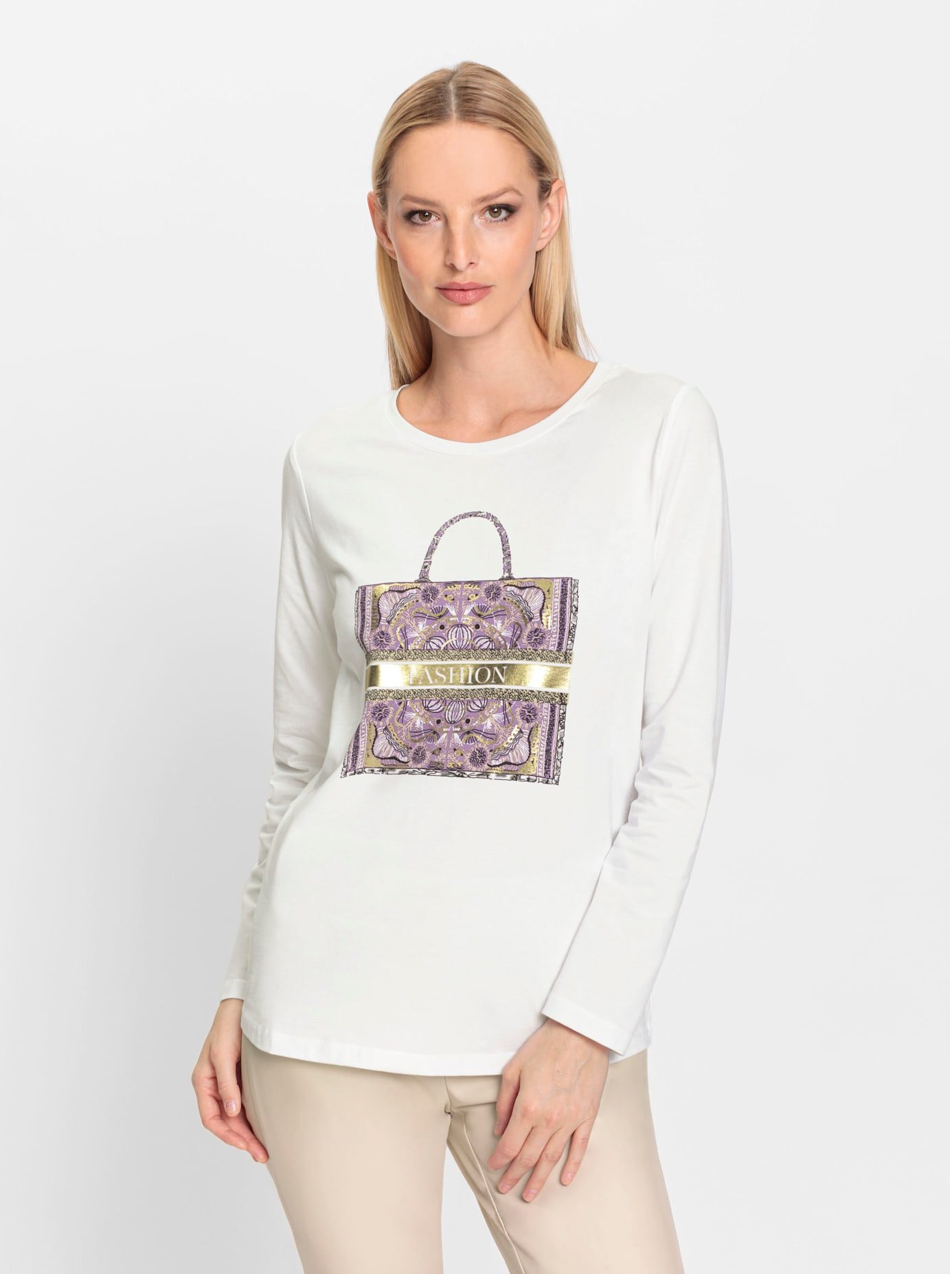 heine Shirt met lange mouwen Shirt (1-delig)