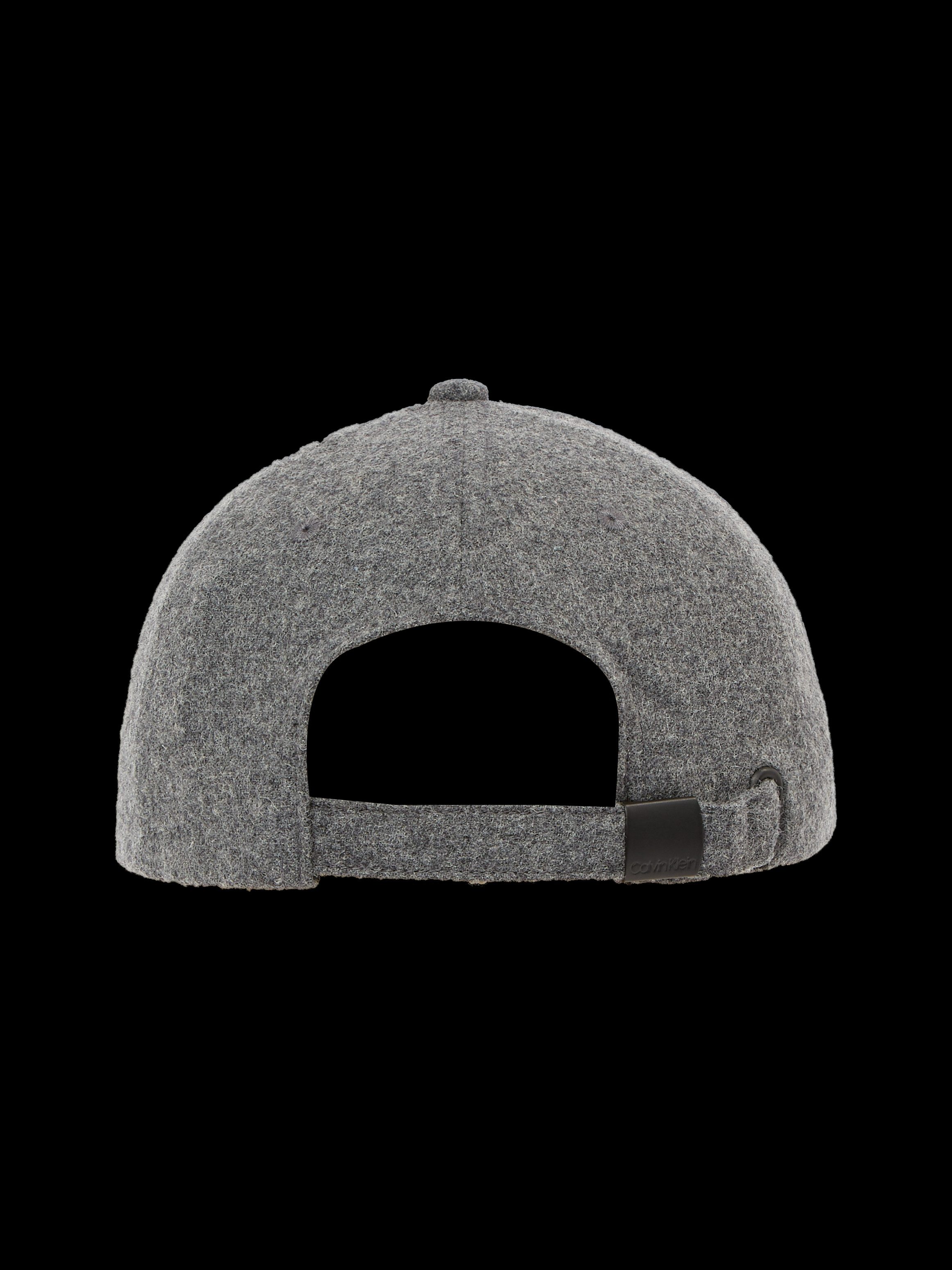 Calvin Klein Baseball pet WOOL BB CAP met logo-patch van leer unisex