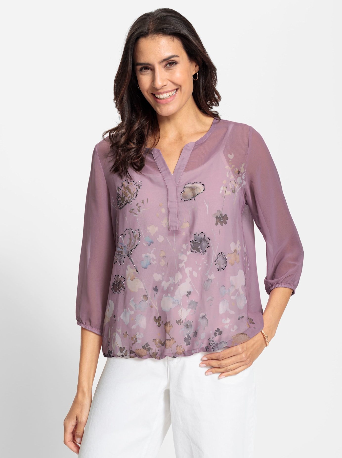 Classic Inspirationen Chiffon blouse