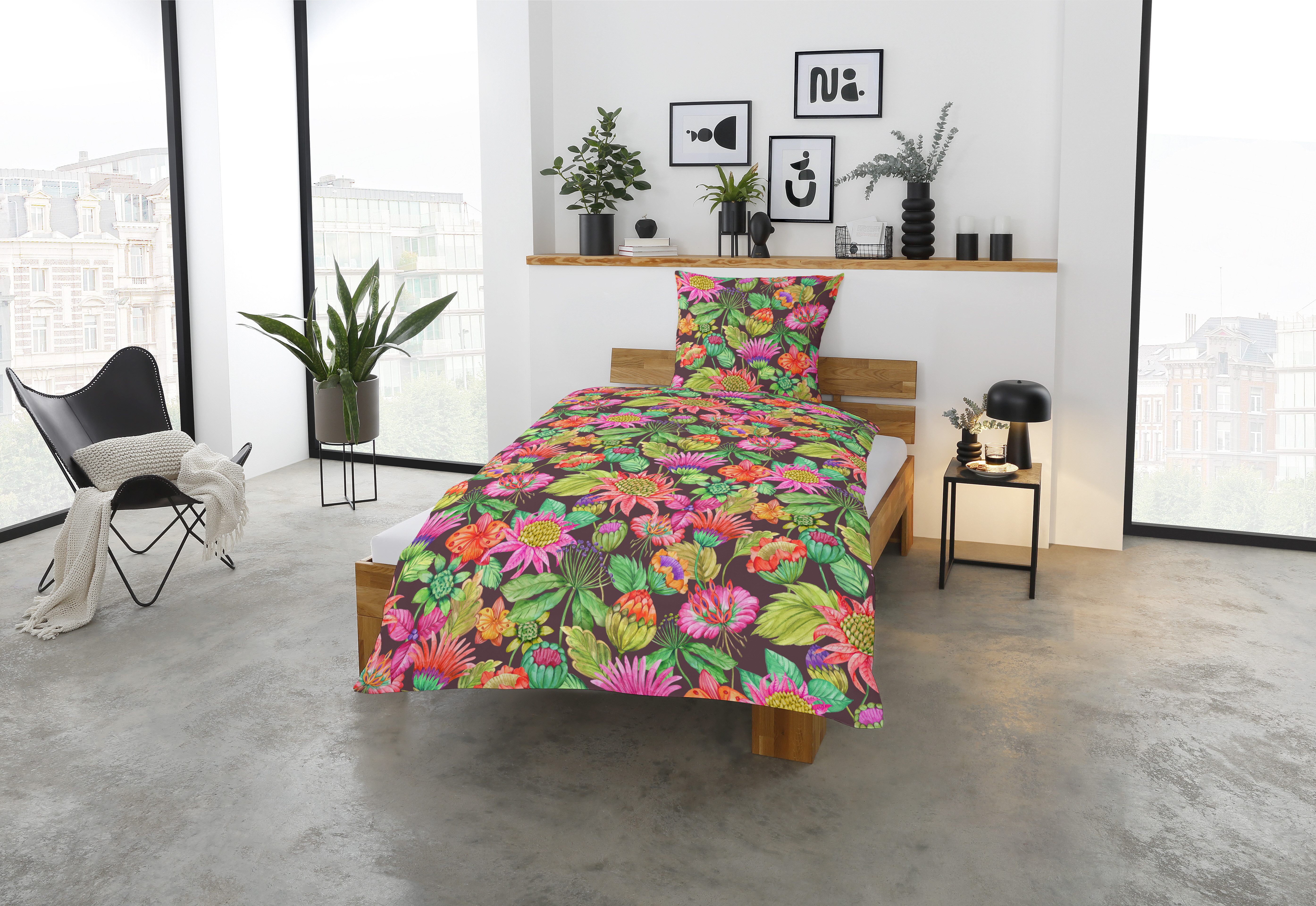 CASATEX Beddengoed Lisanne kleurrijke beddengoed, felle kleuren (2-delig)
