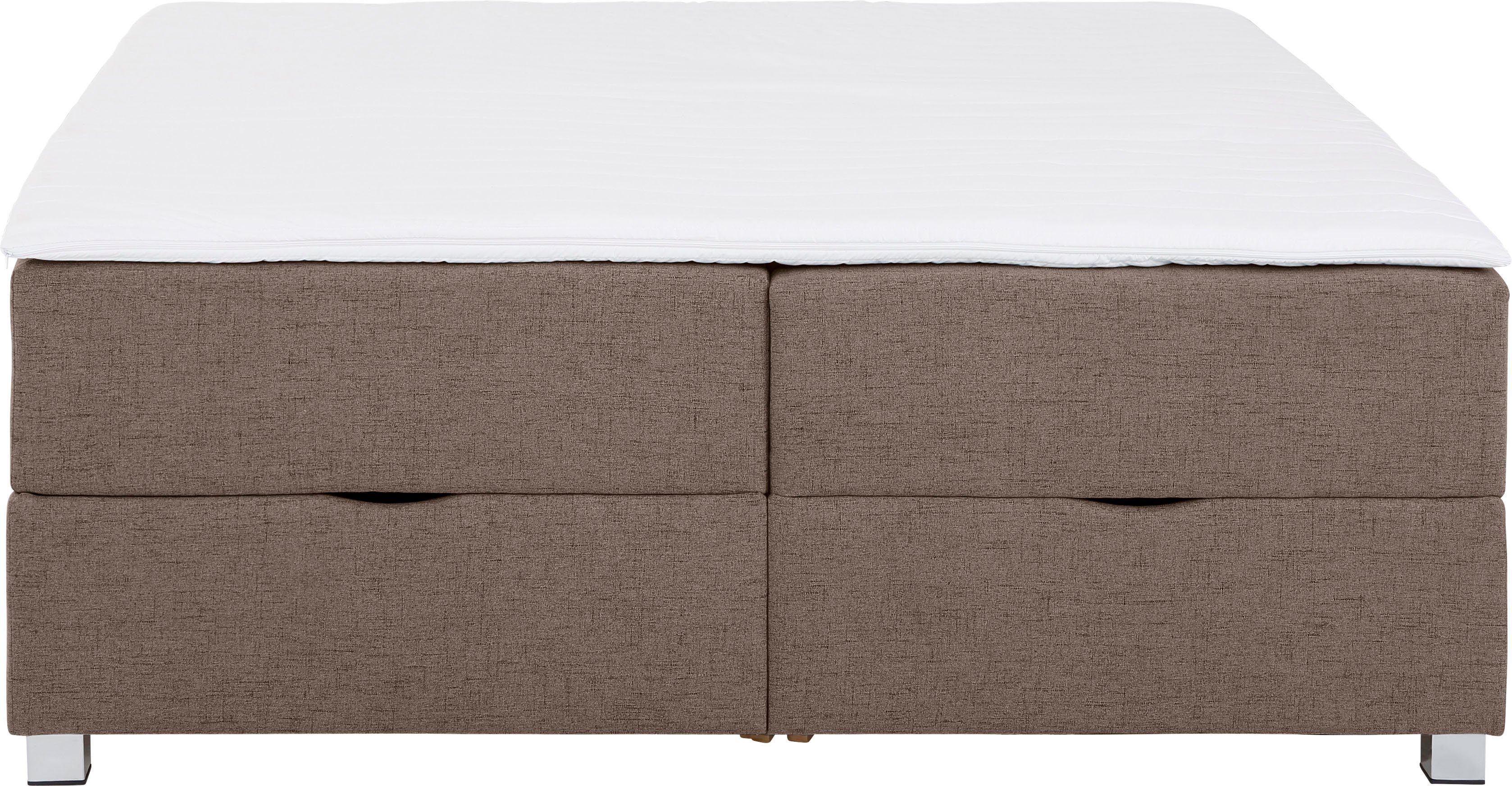 INOSIGN Boxspring Alexis zonder hoofdbord - ideaal voor ruimtes met schuine plafonds, in 4 breedten