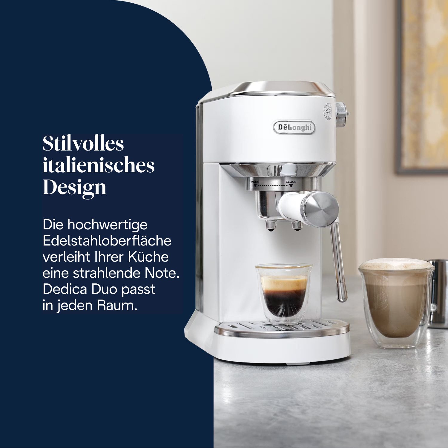 De'Longhi Espressomachine DEDICA DUO EC890.M