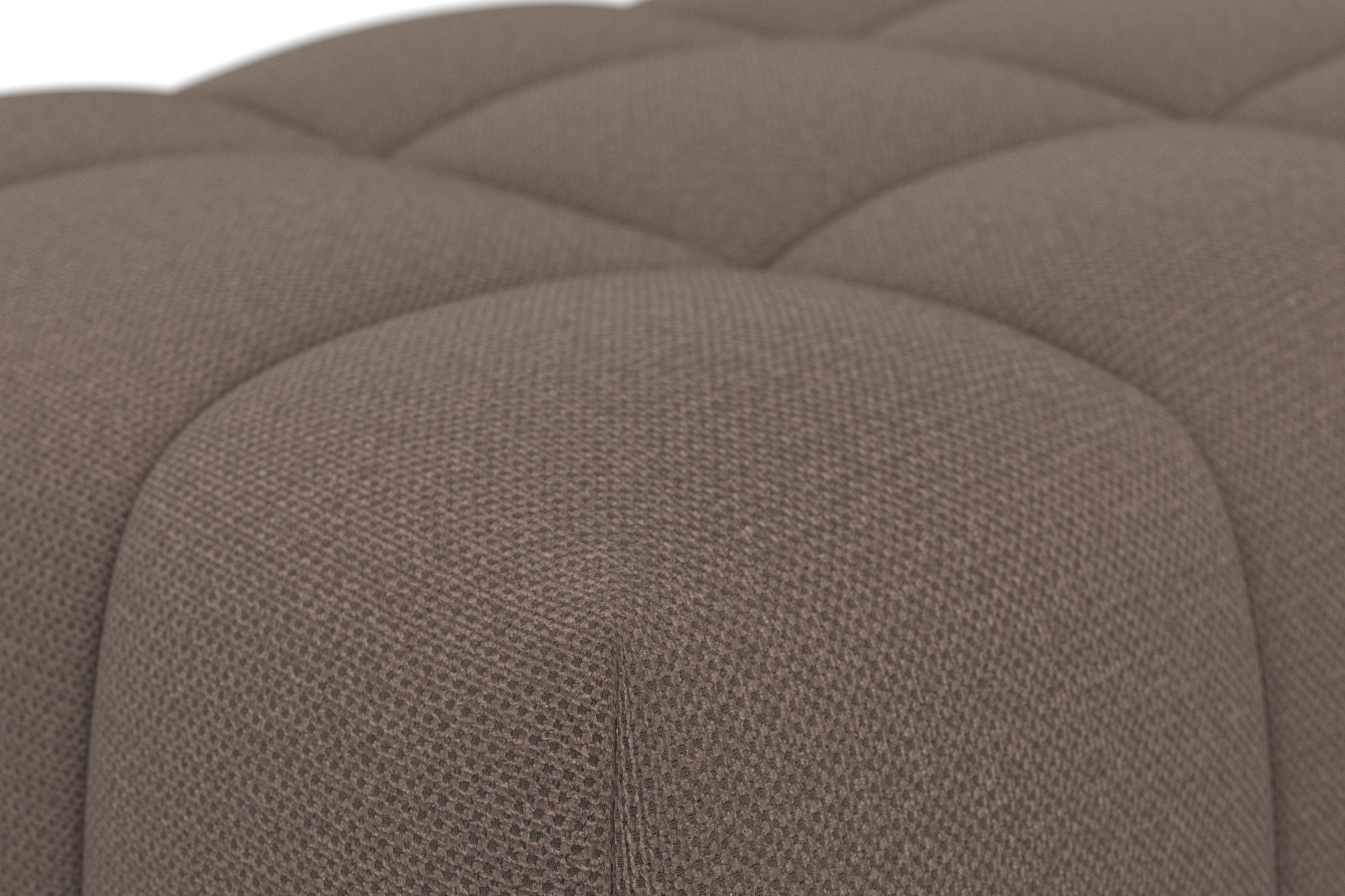 sit&more Hocker Blauw met zilverkleurige poten