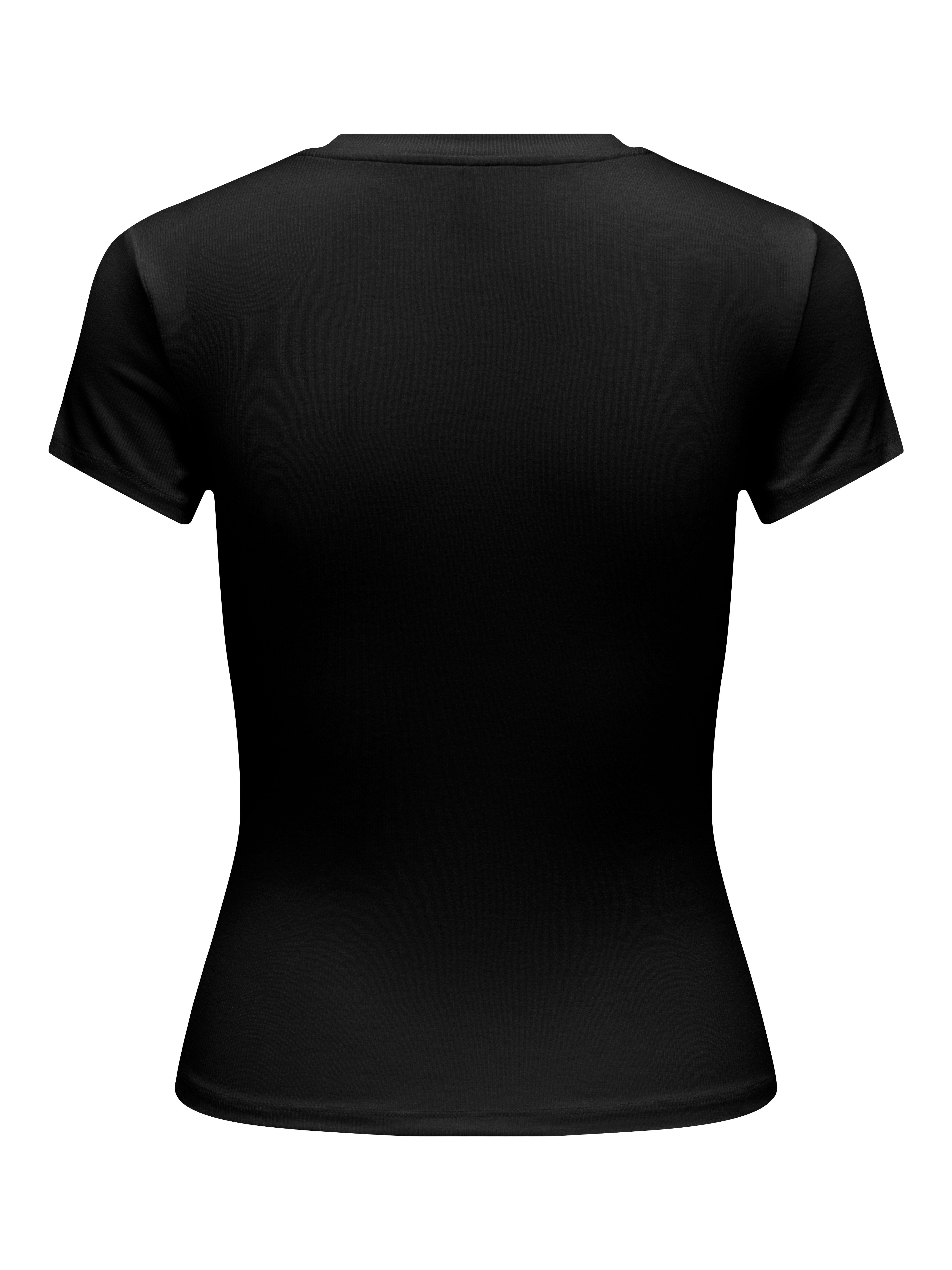 Only Shirt met korte mouwen ONLARNHEM S/S RHINESTONE TOP JRS