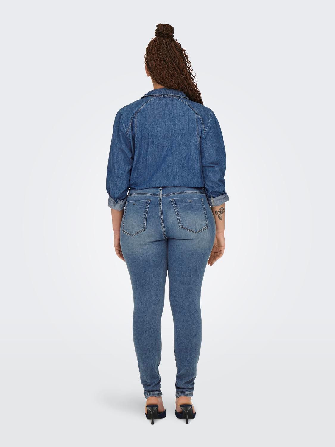 ONLY CARMAKOMA Skinny fit jeans CARFOREVER HIGH HW SKINNY JOGG DNM BJ